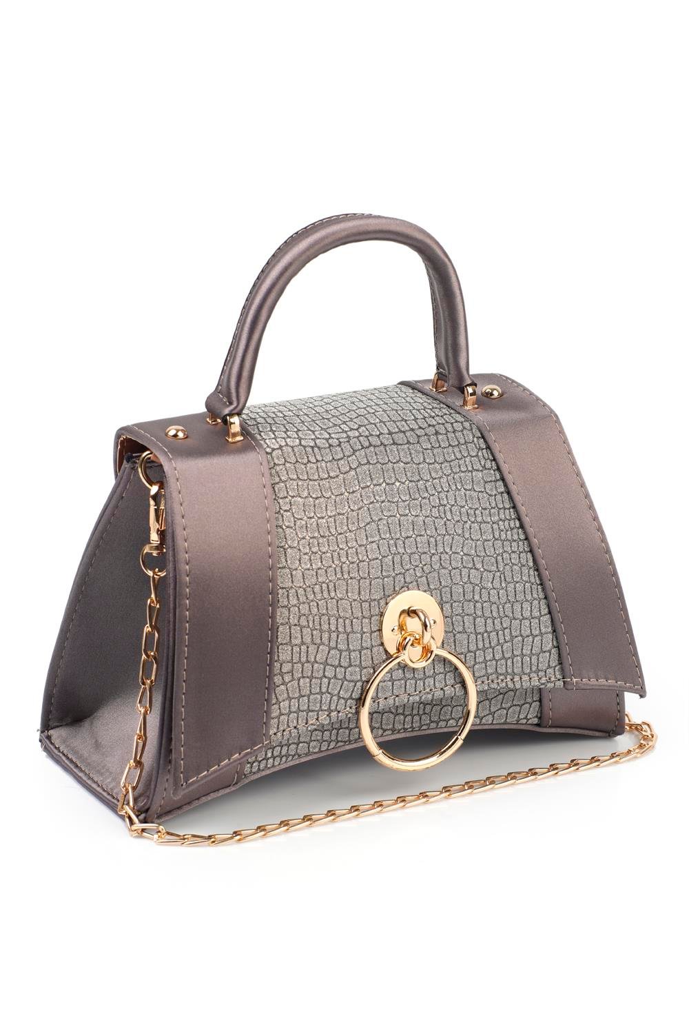 Capone Savonita Special Women Platinum Handbag