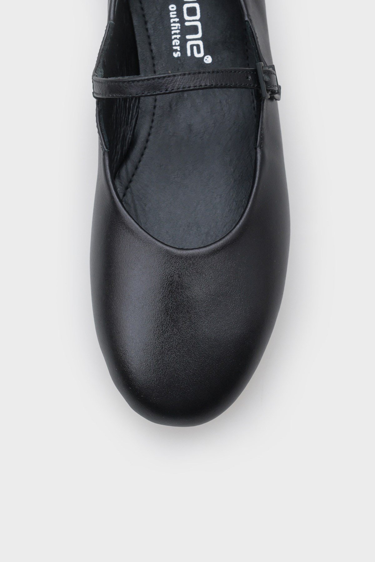 Capone Sheri Genuine Leather Women Black Ballet Flat