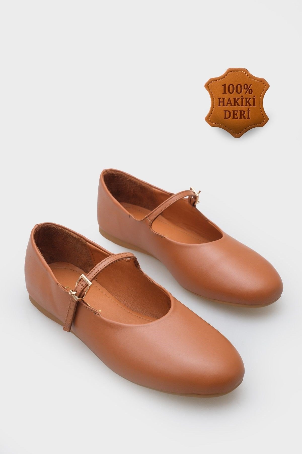 Capone Sheri Genuine Leather Women Honey Ballet Flat