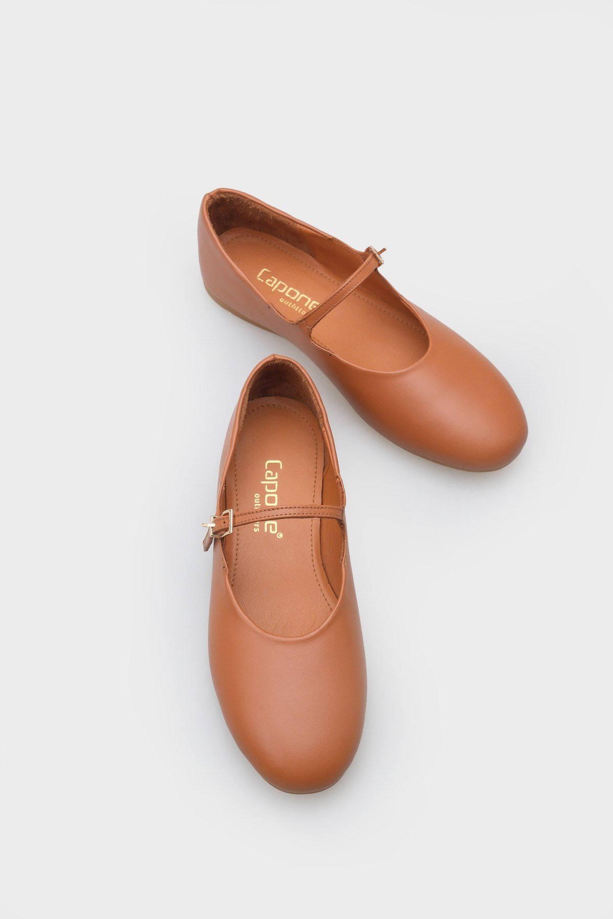 Capone Sheri Genuine Leather Women Honey Ballet Flat