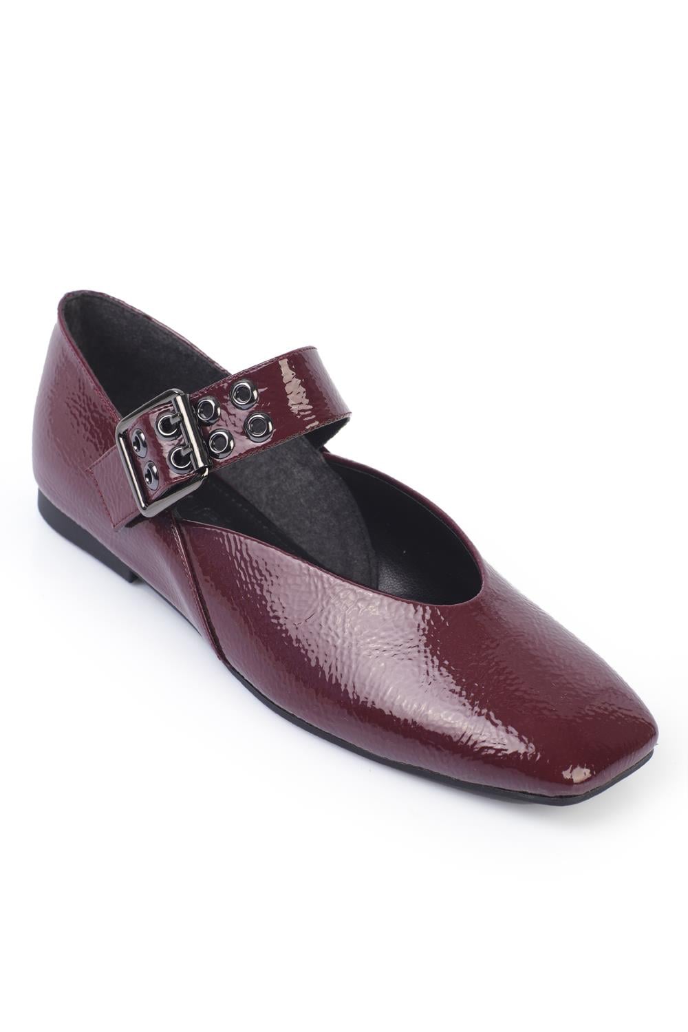Capone Single Strap Belted Women  Ballerinas