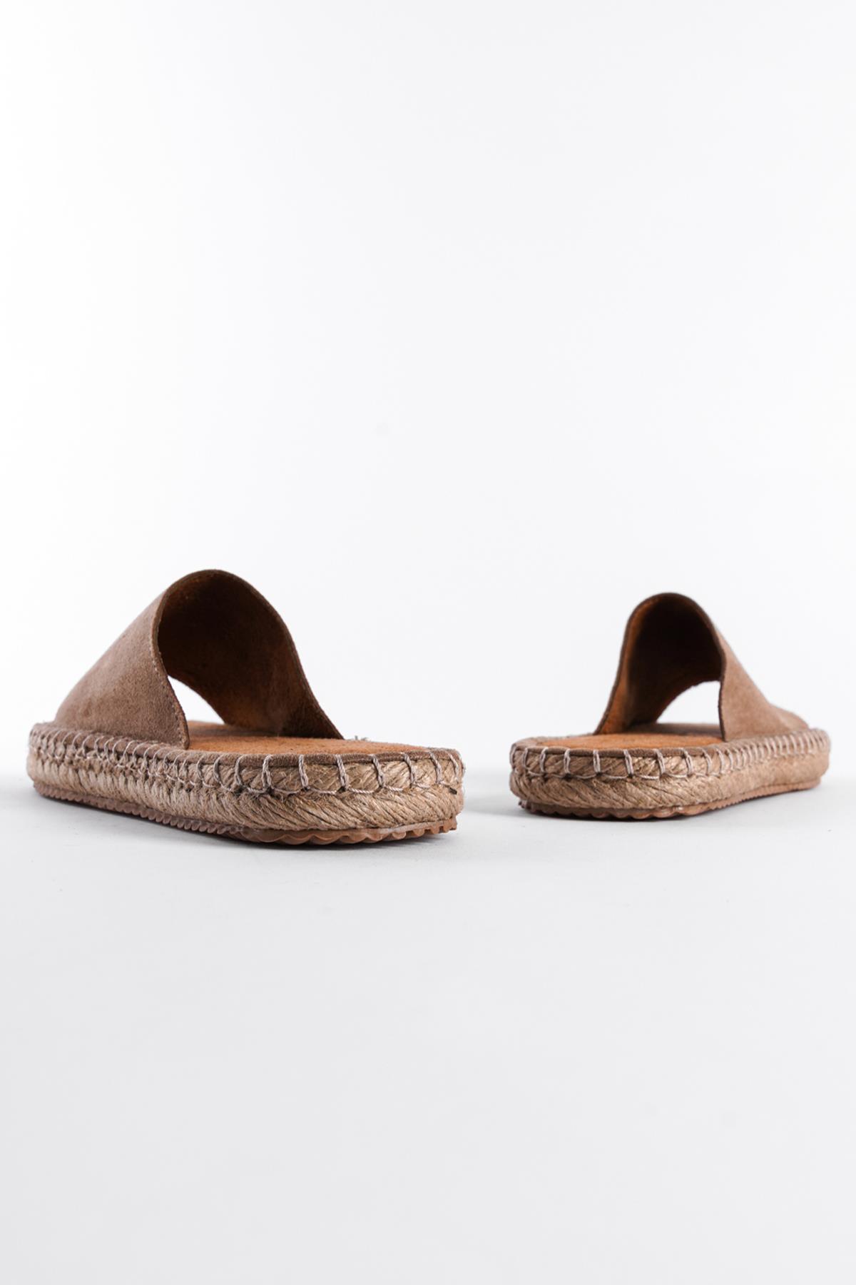Capone Single Strap Women Mink Espadrille Sandals