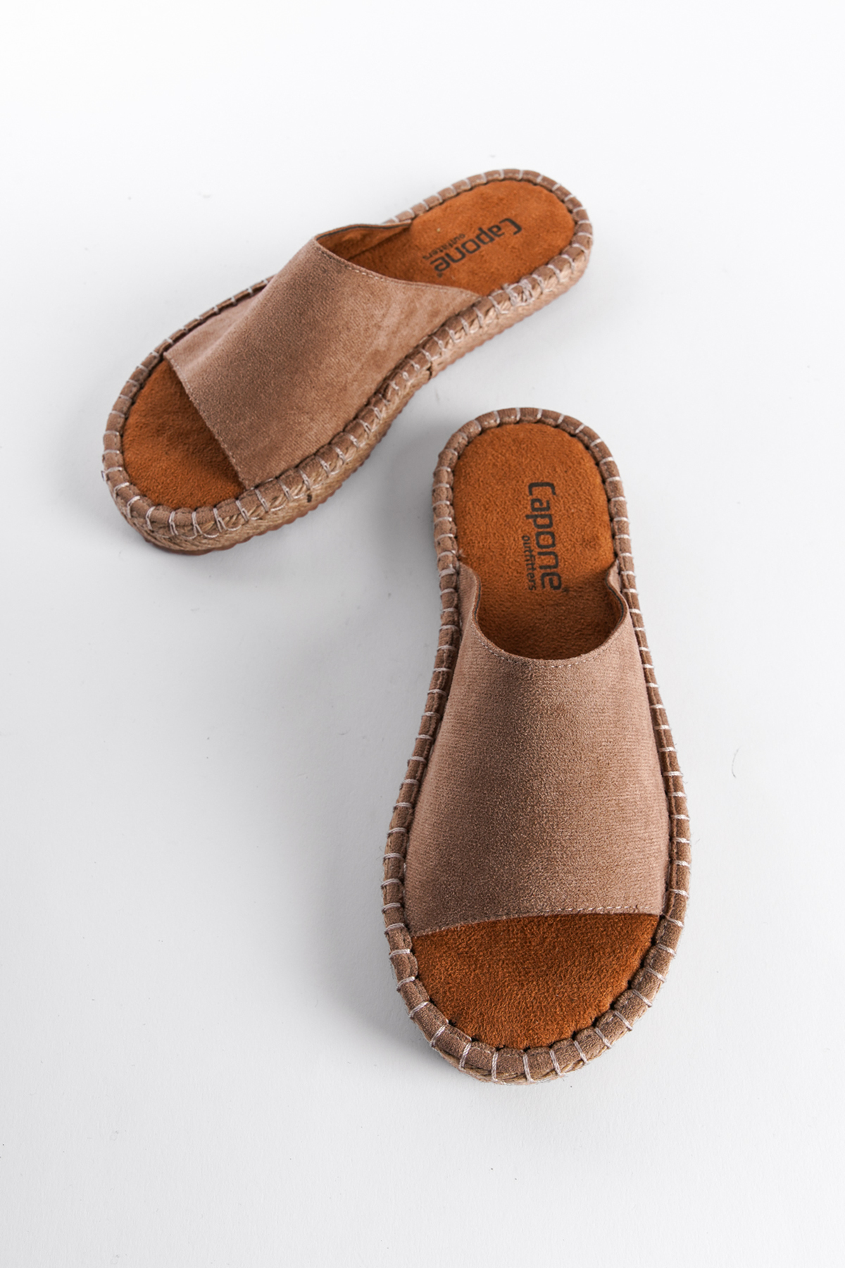 Capone Single Strap Women Mink Espadrille Sandals