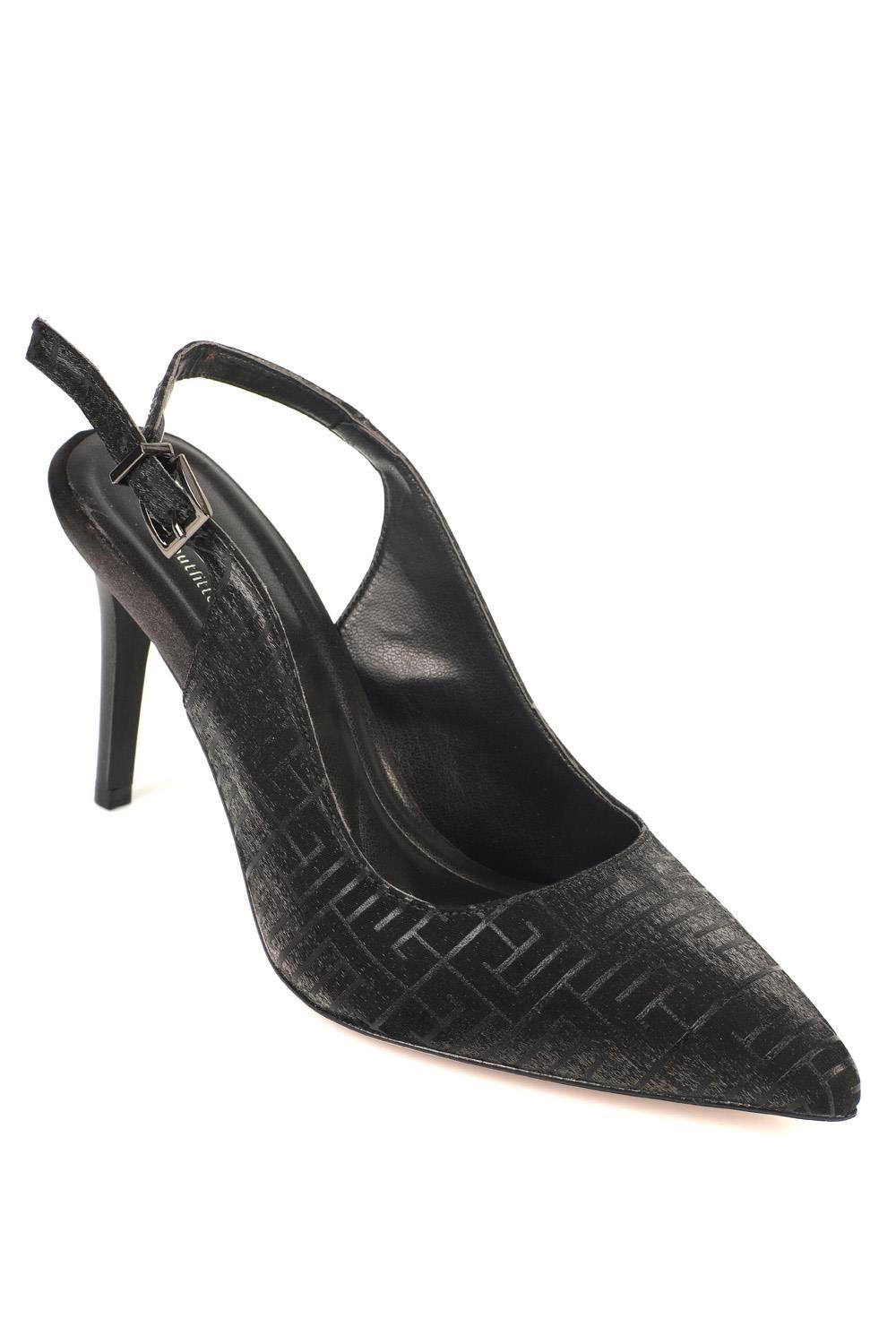 Capone Slingback Mid Heel Women Black's Shoes
