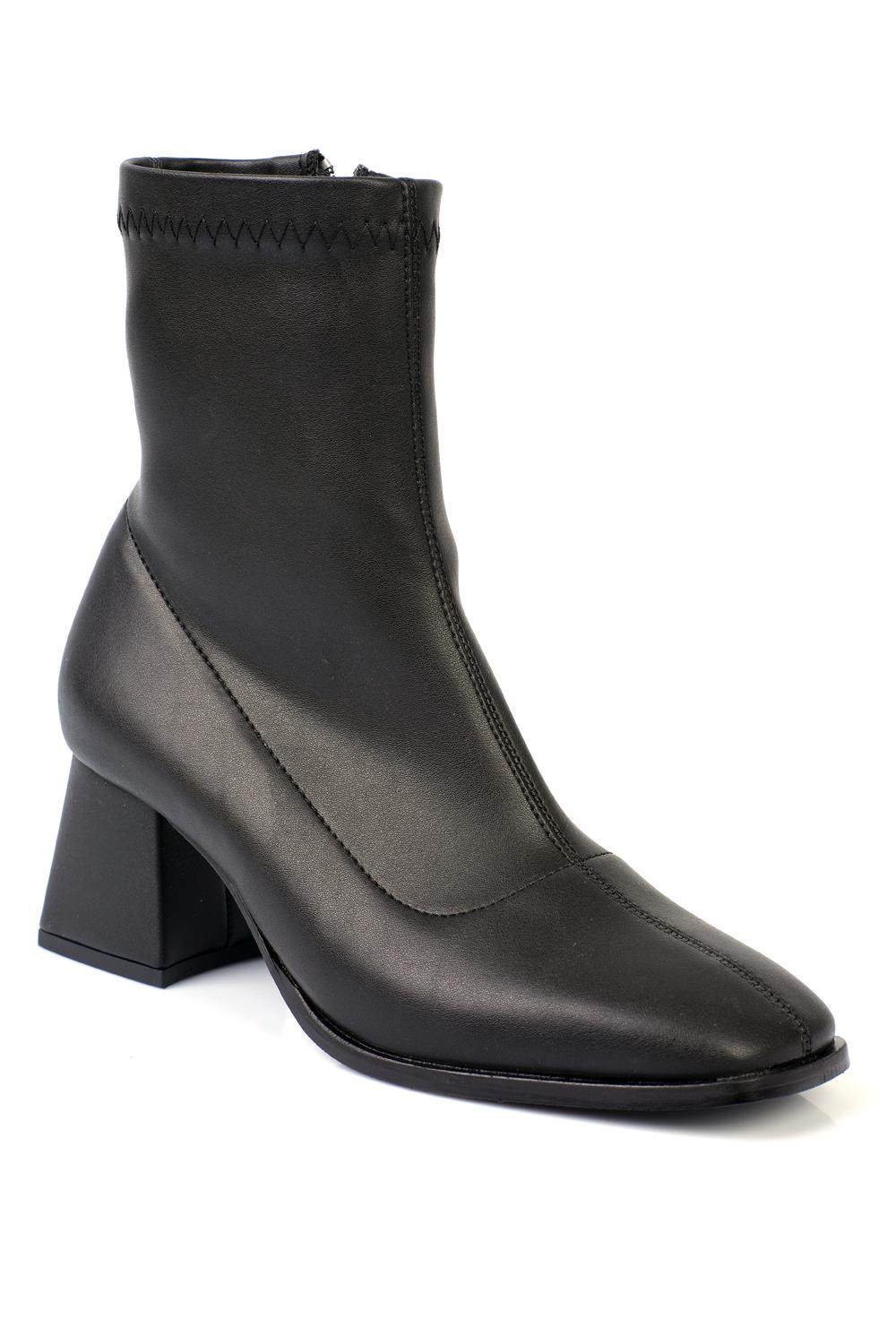 Capone Stretch Ankle Mid Heel Women  Boots