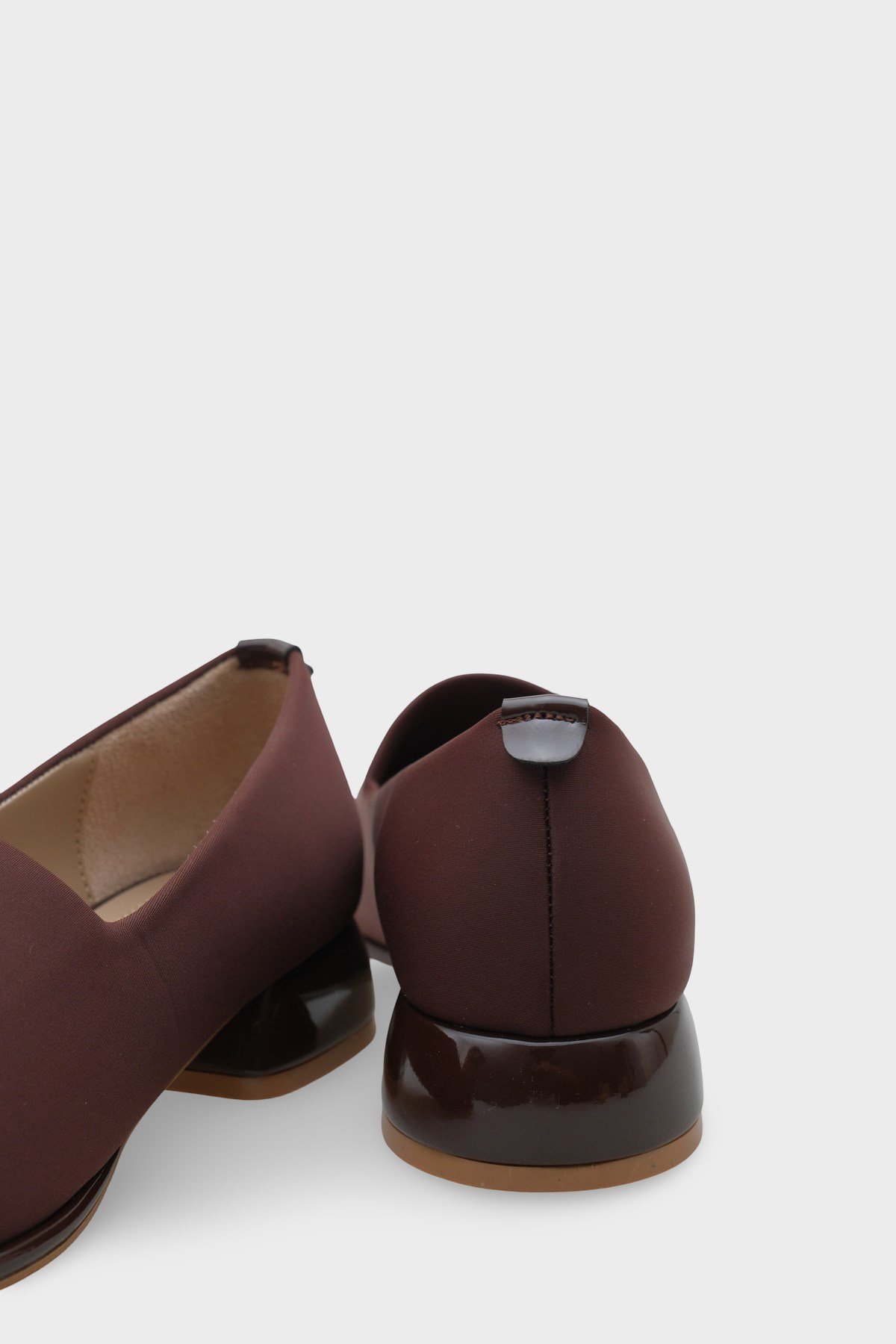 Capone Stretch Short-Heeled Comfort Women Brown Shoes