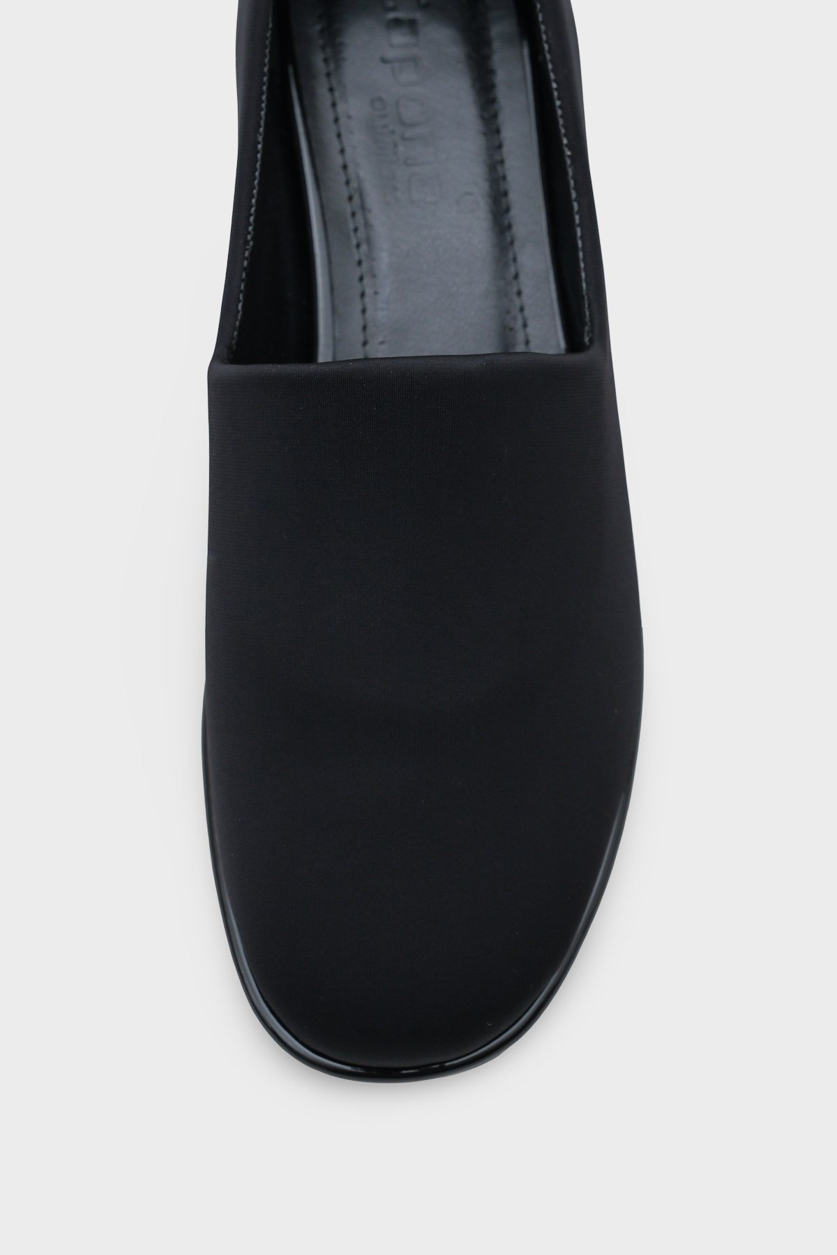 Capone Stretch Short-Heeled Comfort Women Black Shoes