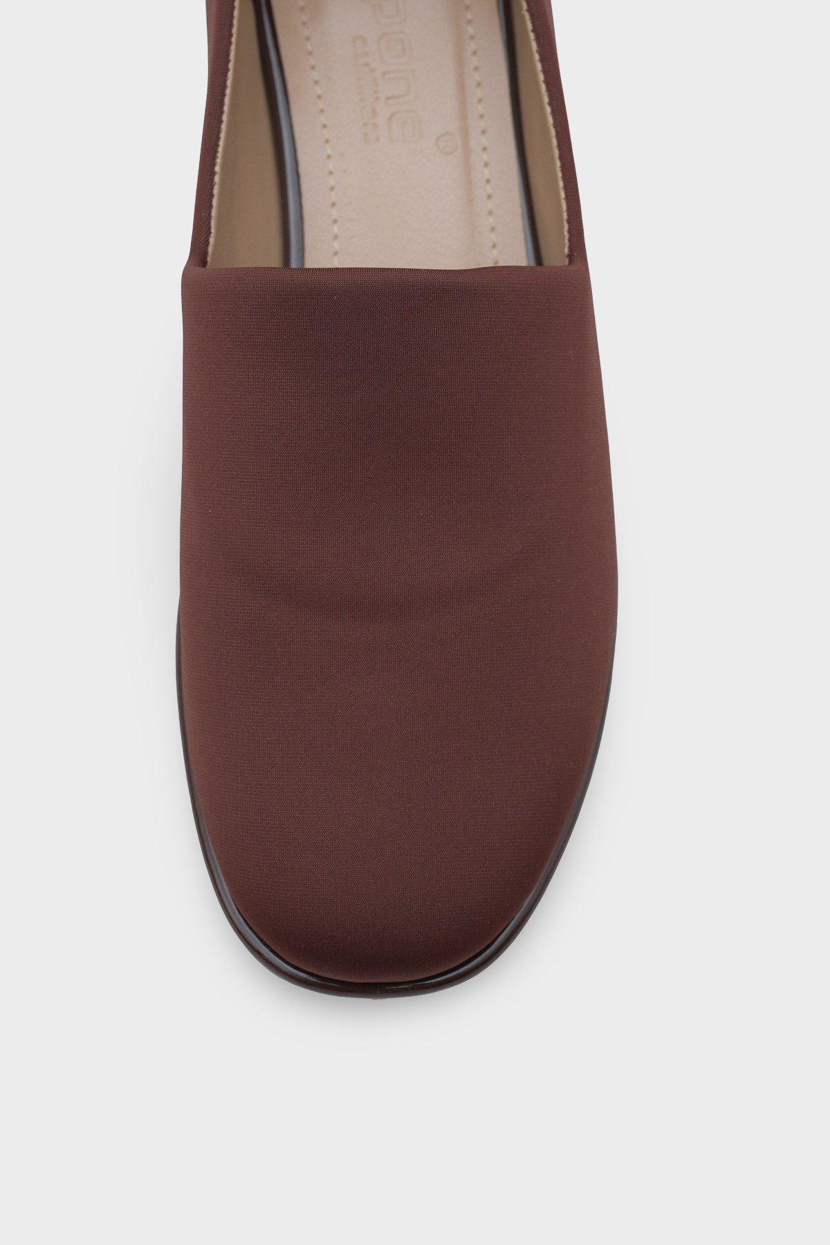 Capone Stretch Short-Heeled Comfort Women Brown Shoes