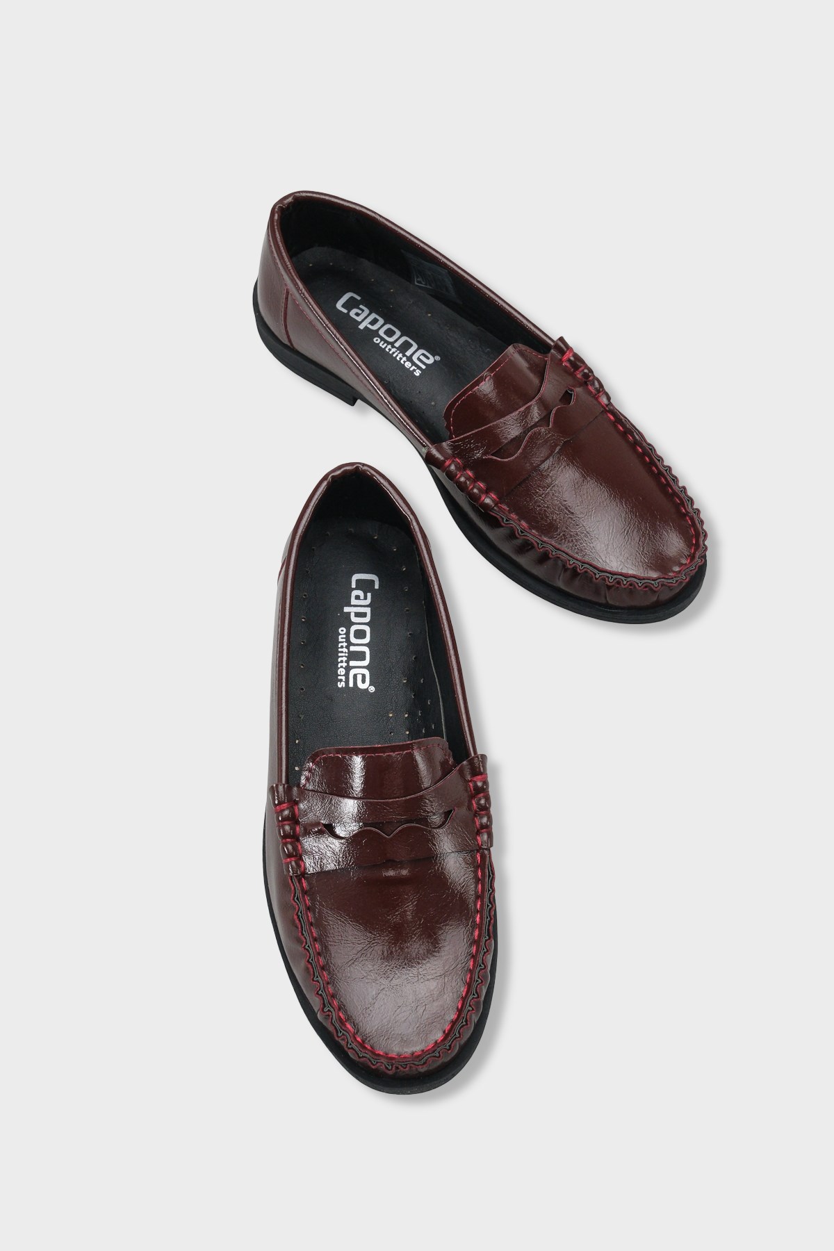 Capone Tania Women Burgundy Loafer