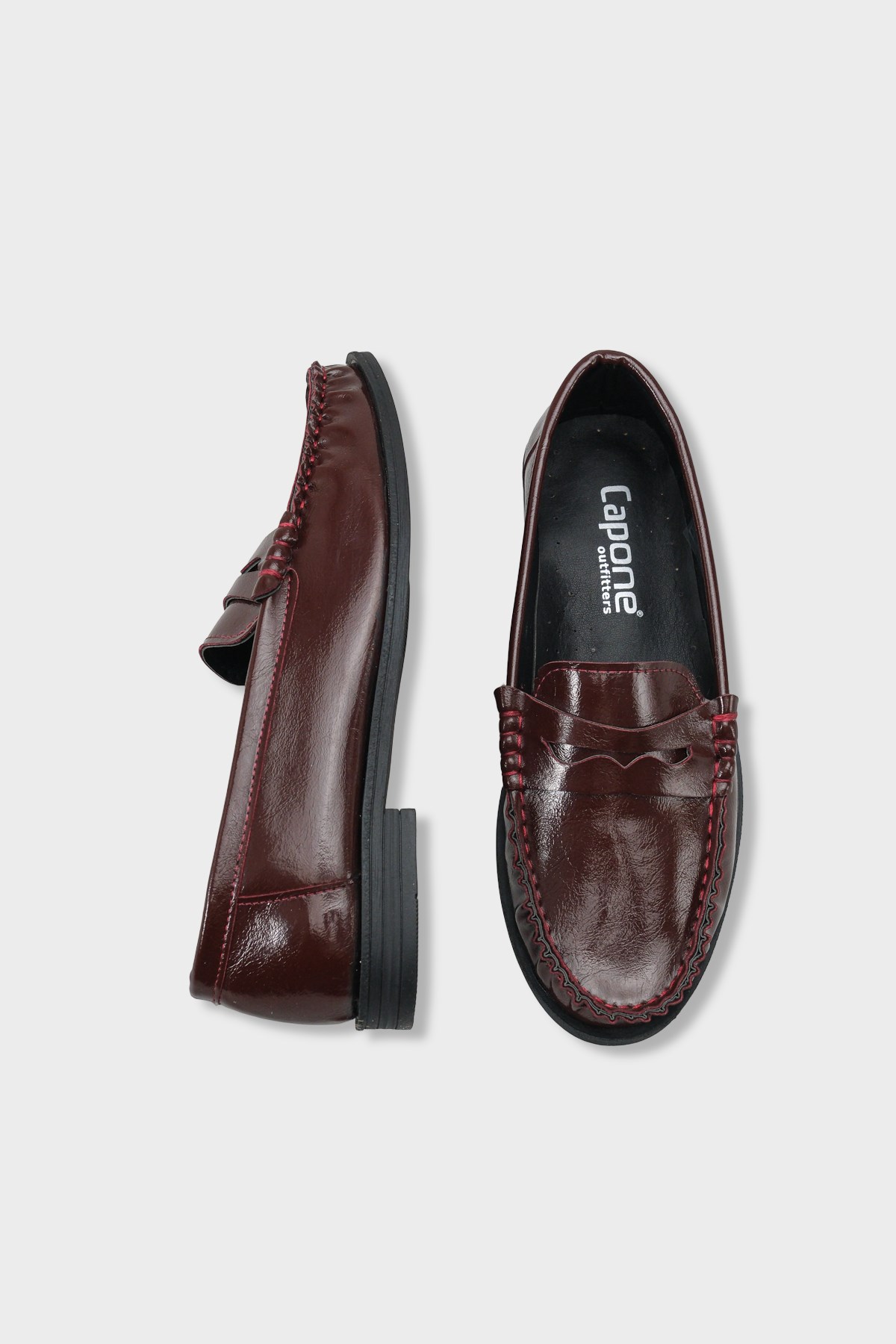 Capone Tania Women Burgundy Loafer
