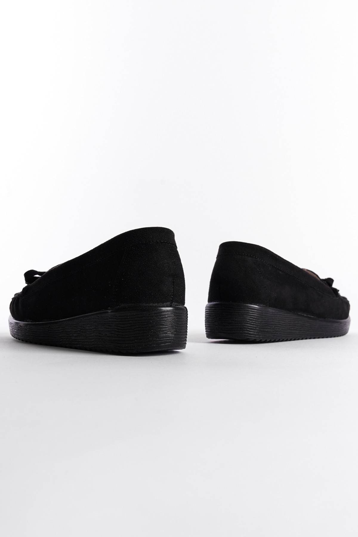 Capone Tasseled Comfort Women Black Loafer