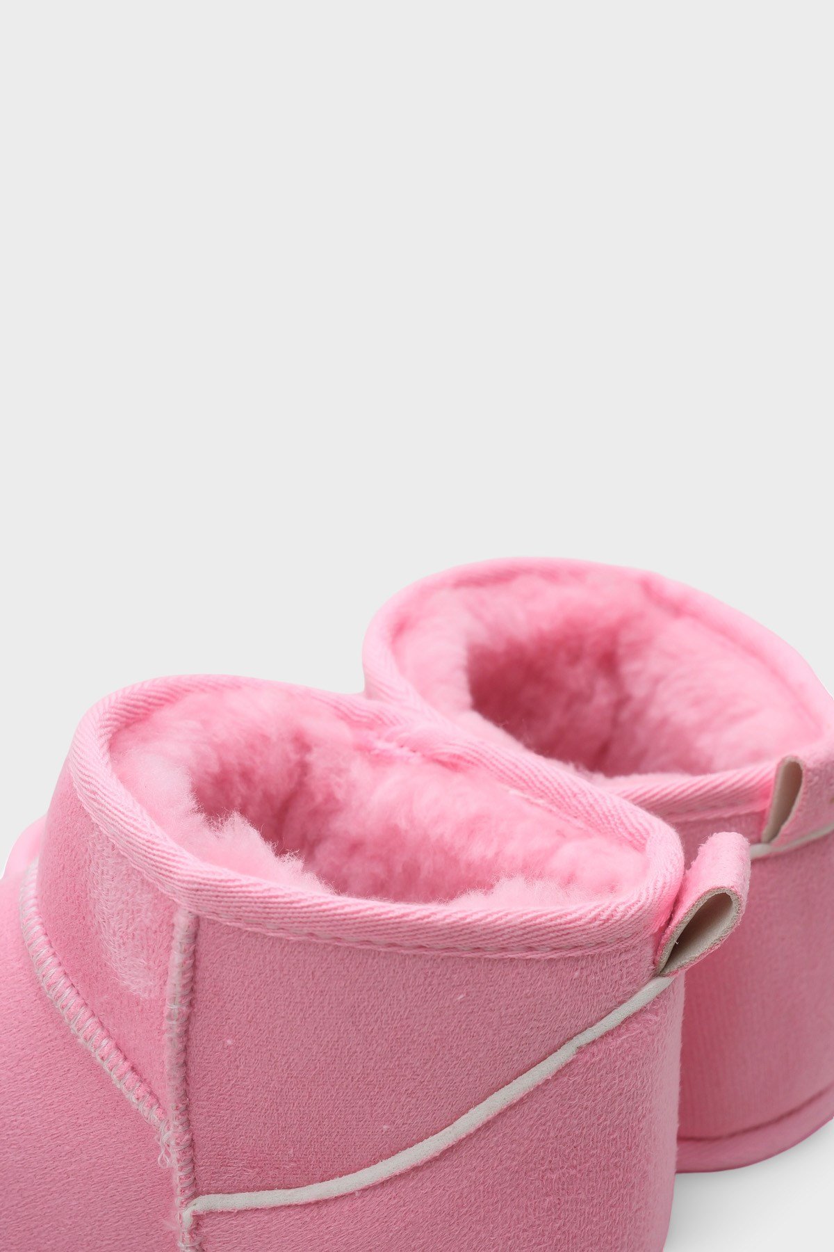 Capone Thick Sole Round Toe Fur Lined Short Woman Boots