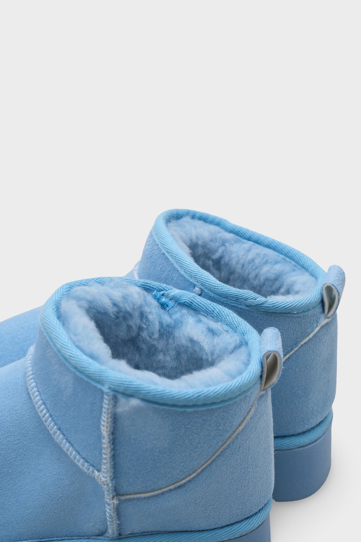 Capone Thick Sole Round Toe Fur Lined Short Woman Boots