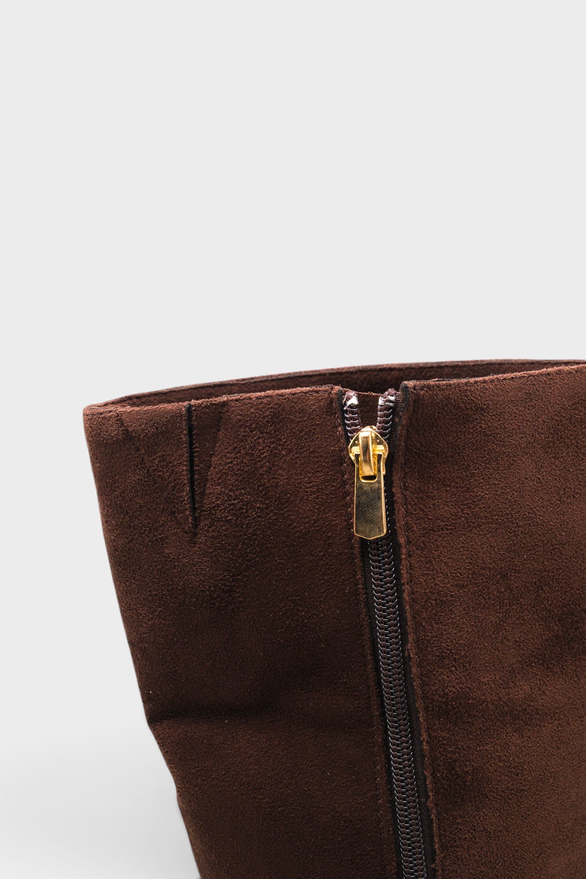 Capone Tracy Pointed Toe Side Zip Elegant Women Sued Brown Boot
