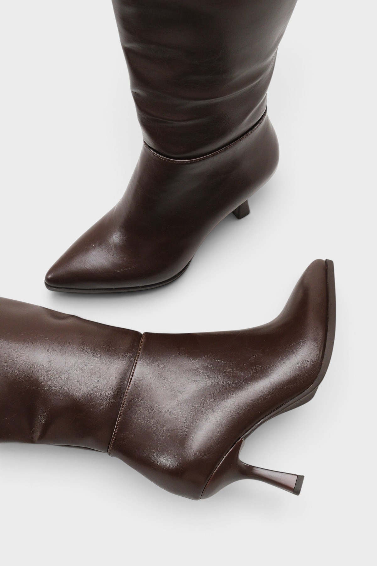 Capone Tracy Pointed Toe Side Zip Elegant Women Brown Boot