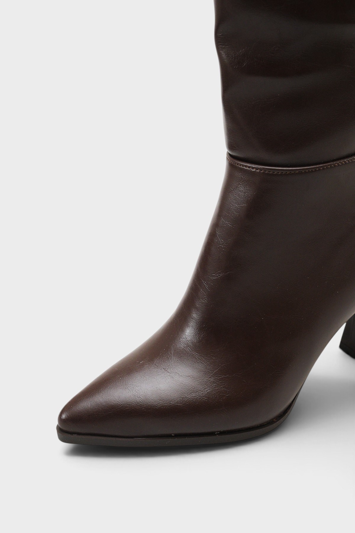 Capone Tracy Pointed Toe Side Zip Elegant Women Brown Boot