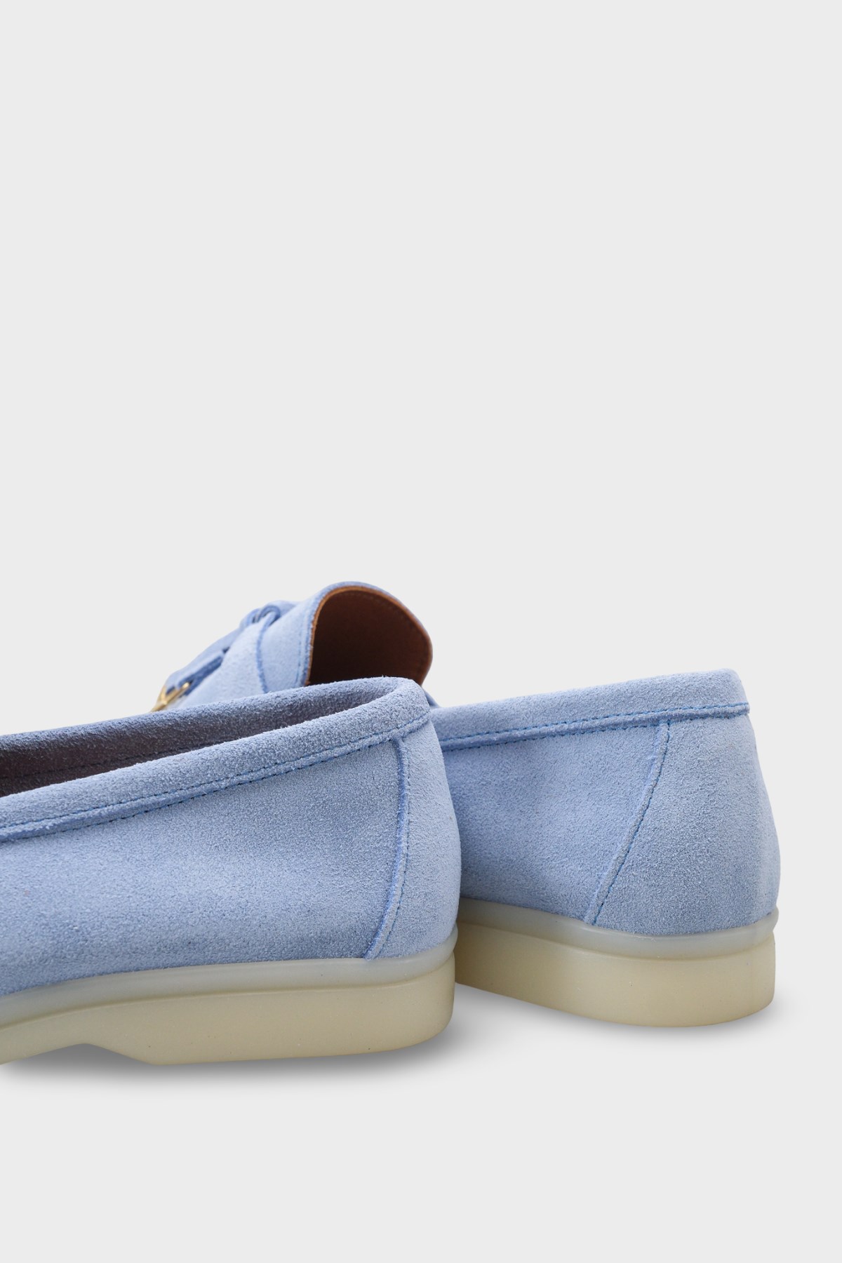 Capone Vikki Genuine Leather Women Baby Blue Loafer