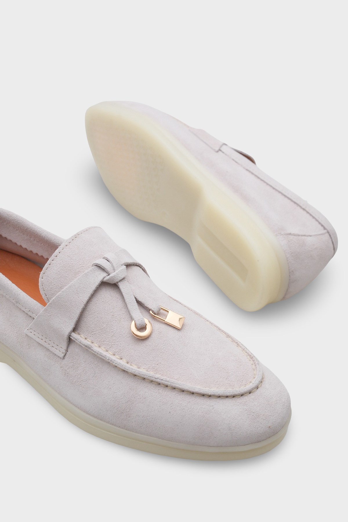 Capone Vikki Genuine Leather Women Beige Loafer