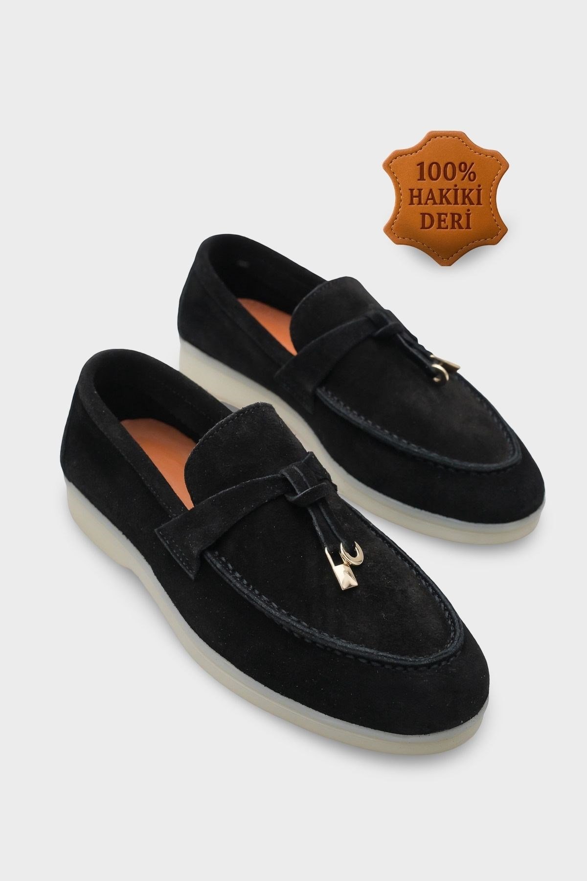 Capone Vikki Genuine Leather Women Black Loafer