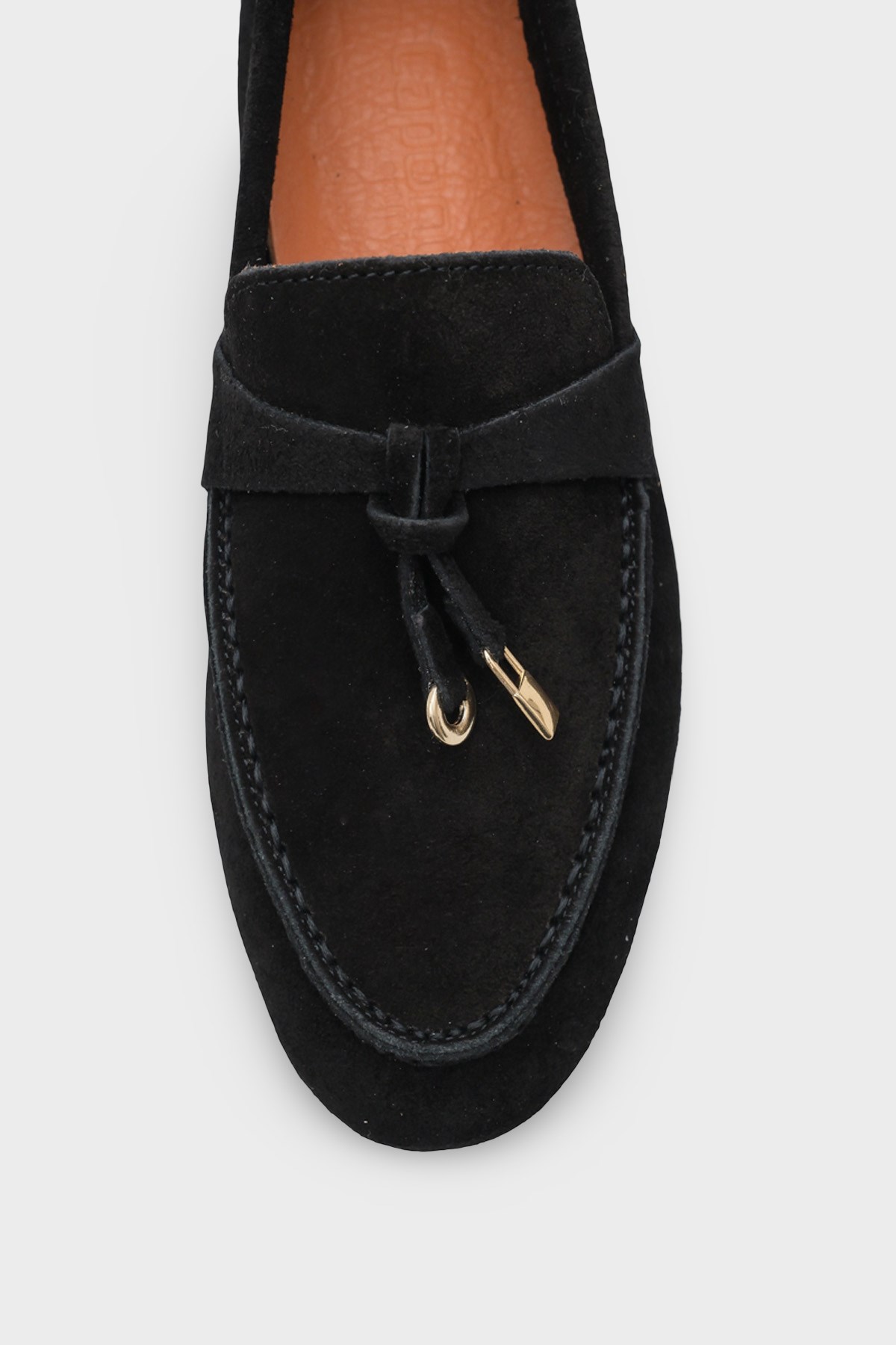 Capone Vikki Genuine Leather Women Black Loafer