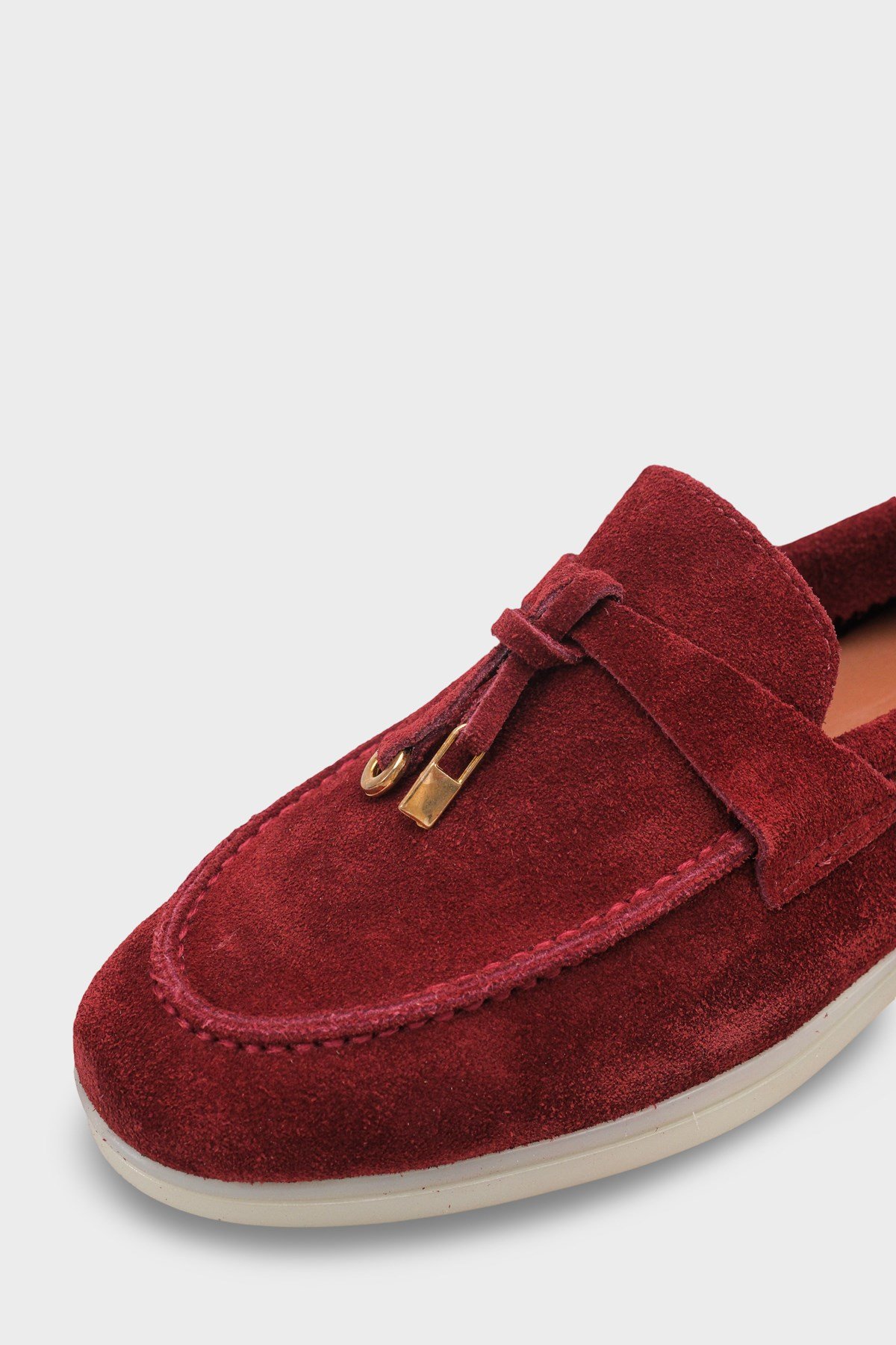 Capone Vikki Genuine Leather Women Burgundy Loafer
