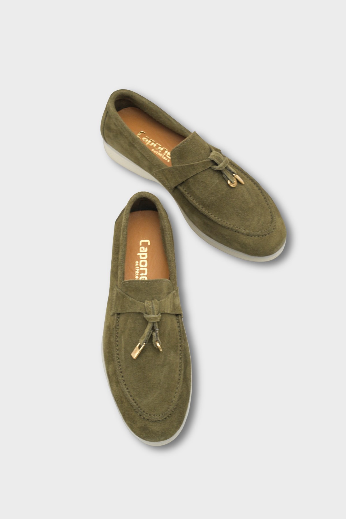 Capone Vikki Genuine Leather Women Khaki Loafer