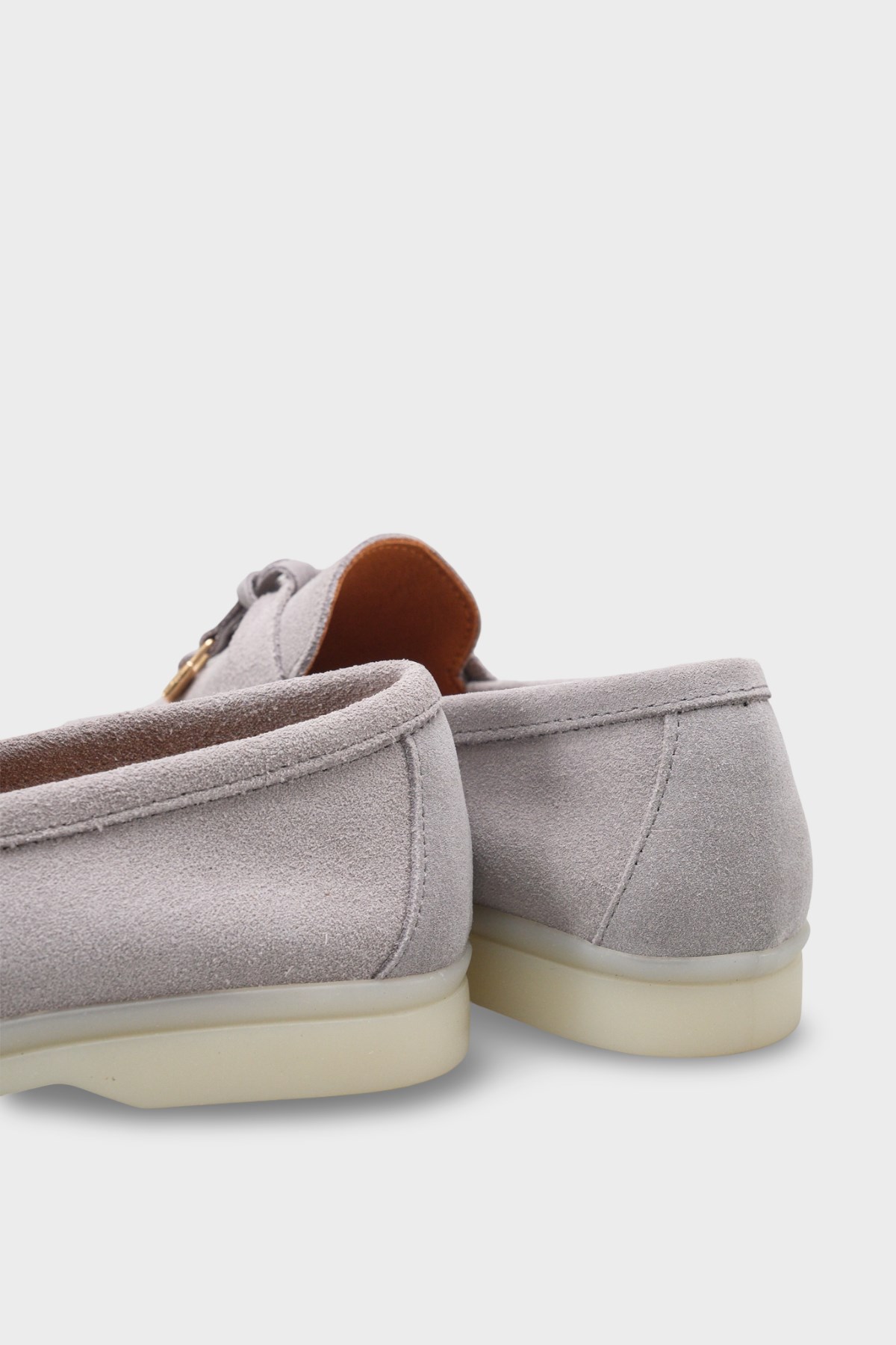Capone Vikki Genuine Leather Women Light Grey Loafer