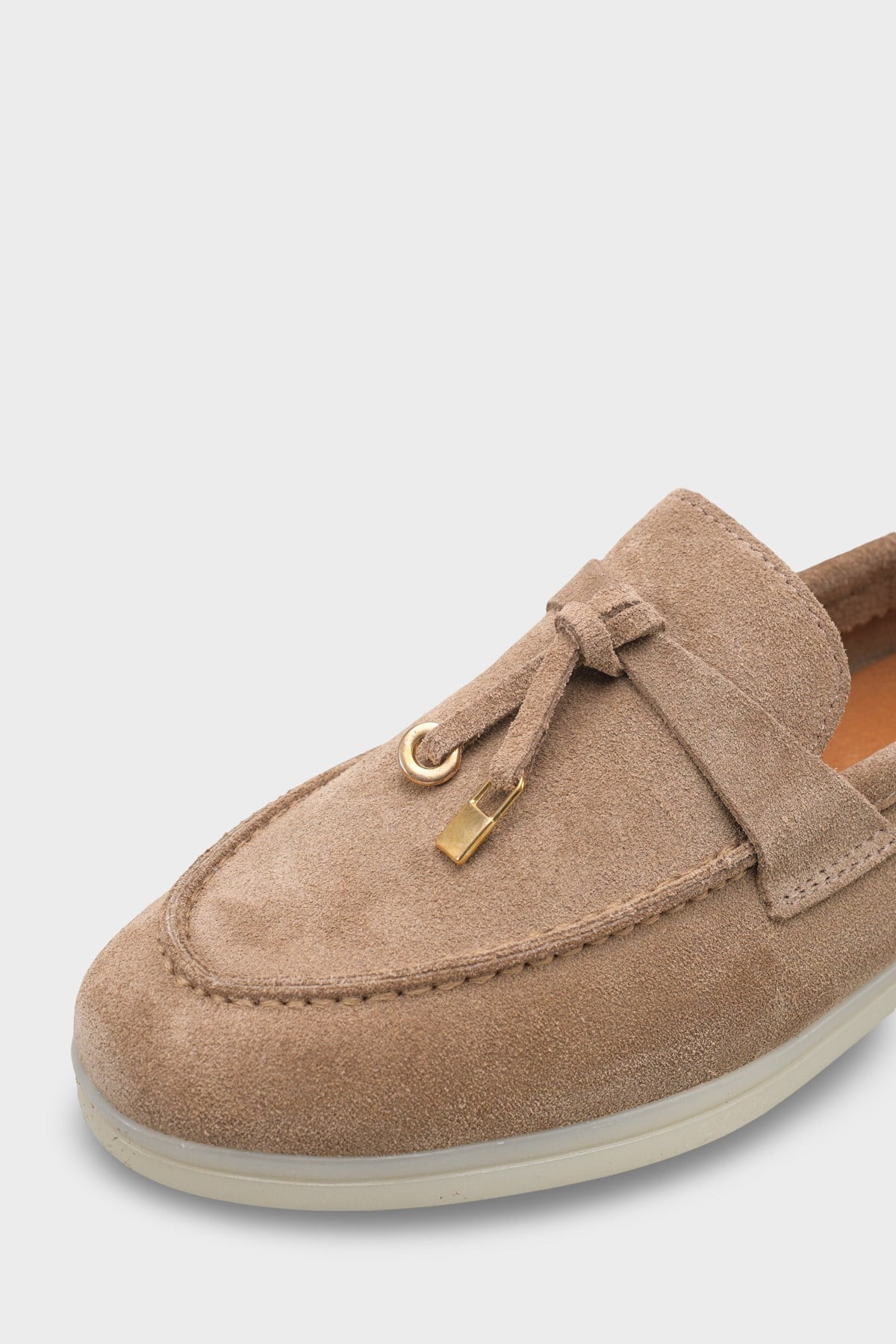 Capone Vikki Genuine Leather Women Mink Loafer