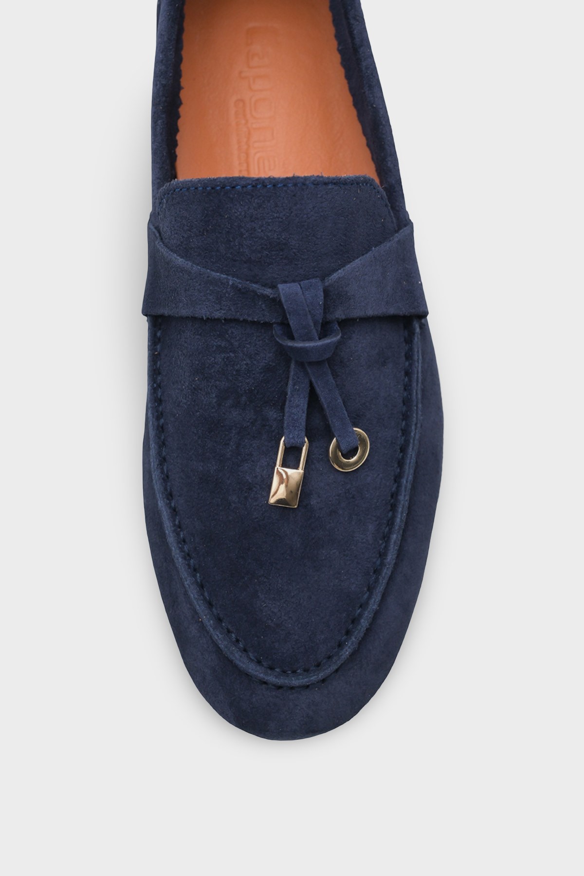 Capone Vikki Genuine Leather Women Navy Loafer