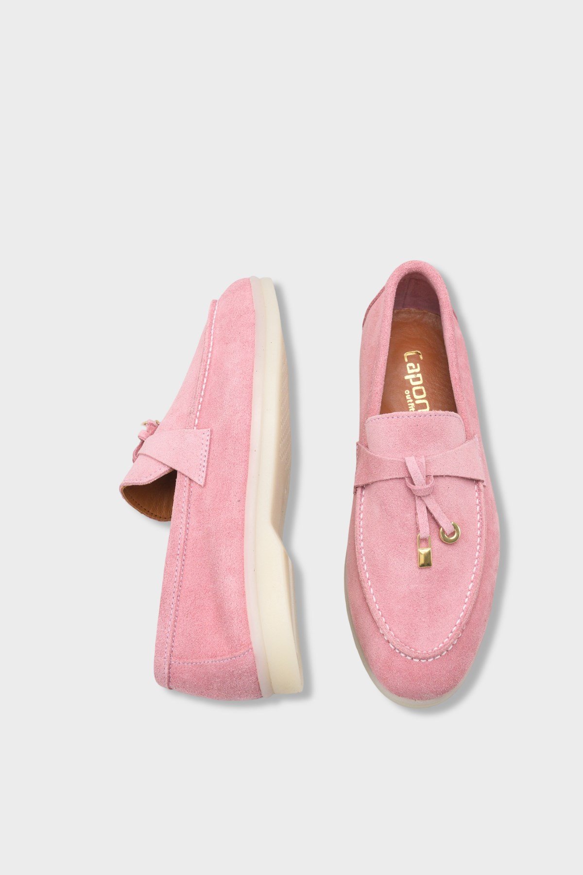 Capone Vikki Genuine Leather Women Pink Loafer