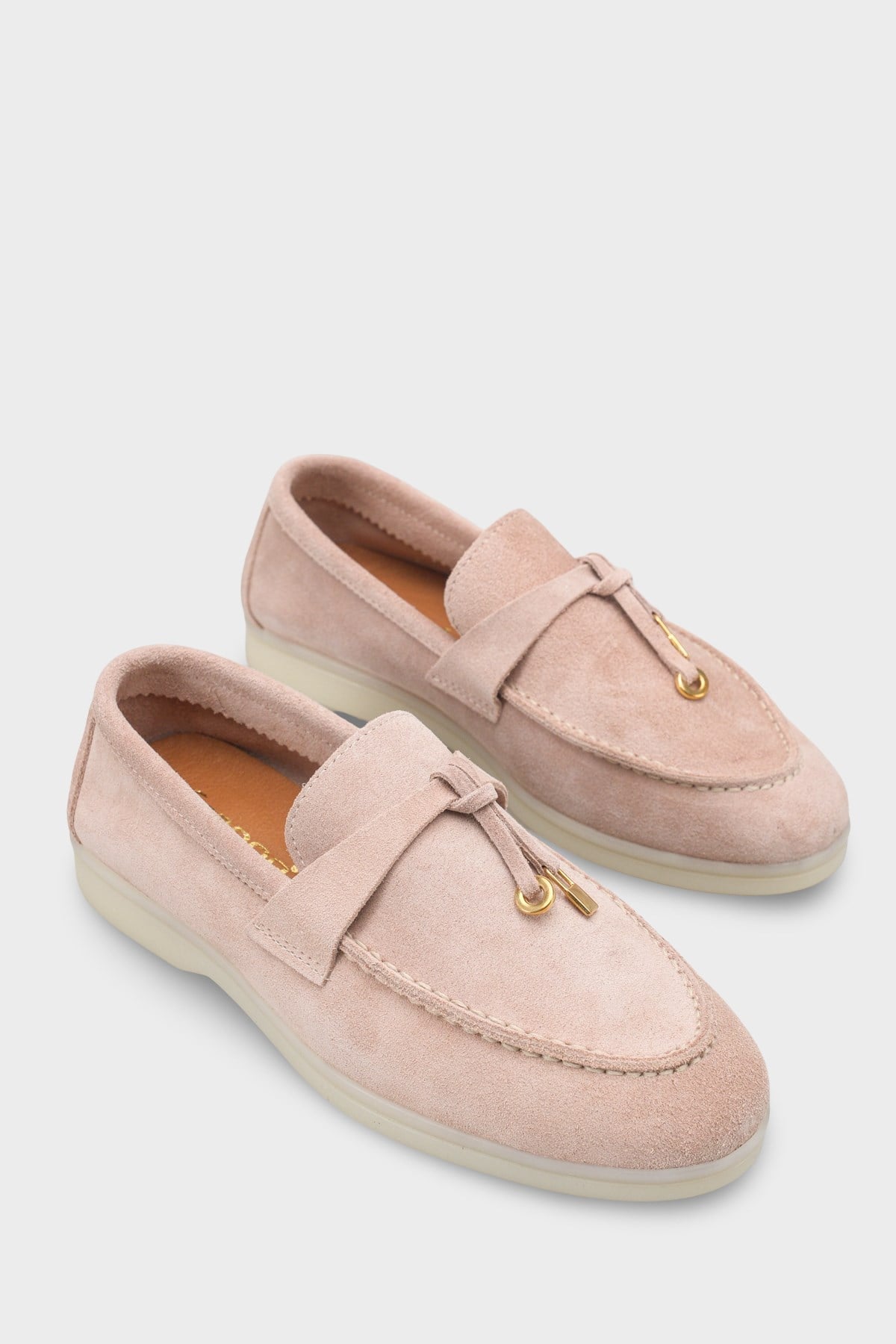 Capone Vikki Genuine Leather Women Powder Loafer