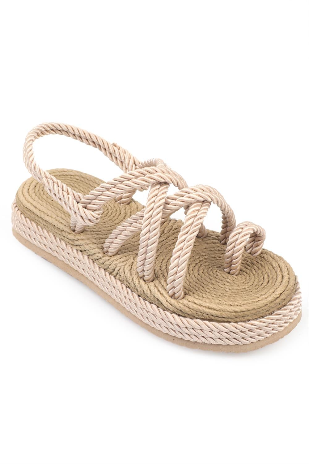 Capone Wedge Heel Rope Woman Sandals