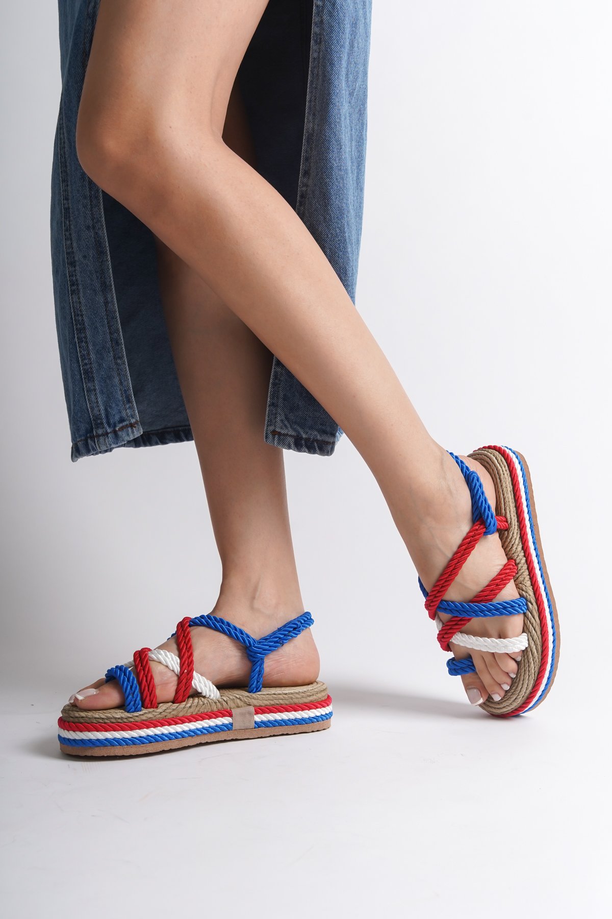 Capone Wedge Heel Rope Woman Sandals