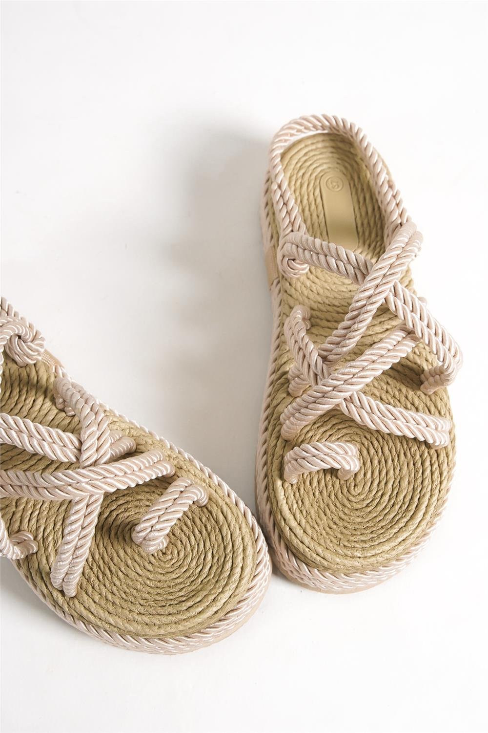 Capone Wedge Heel Rope Woman Sandals