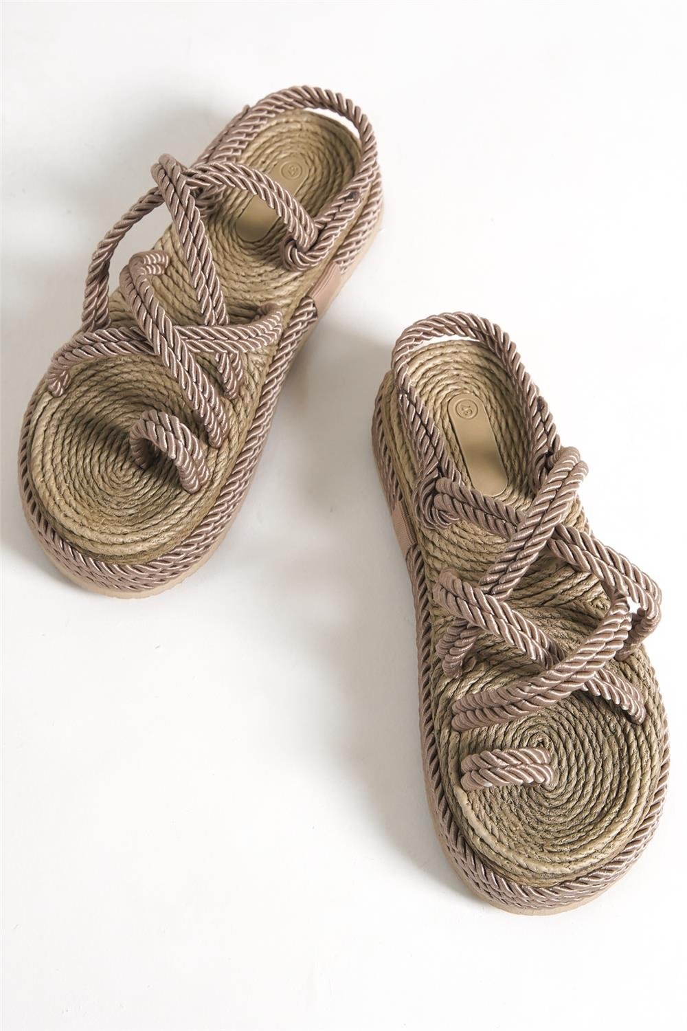 Capone Wedge Heel Rope Woman Sandals