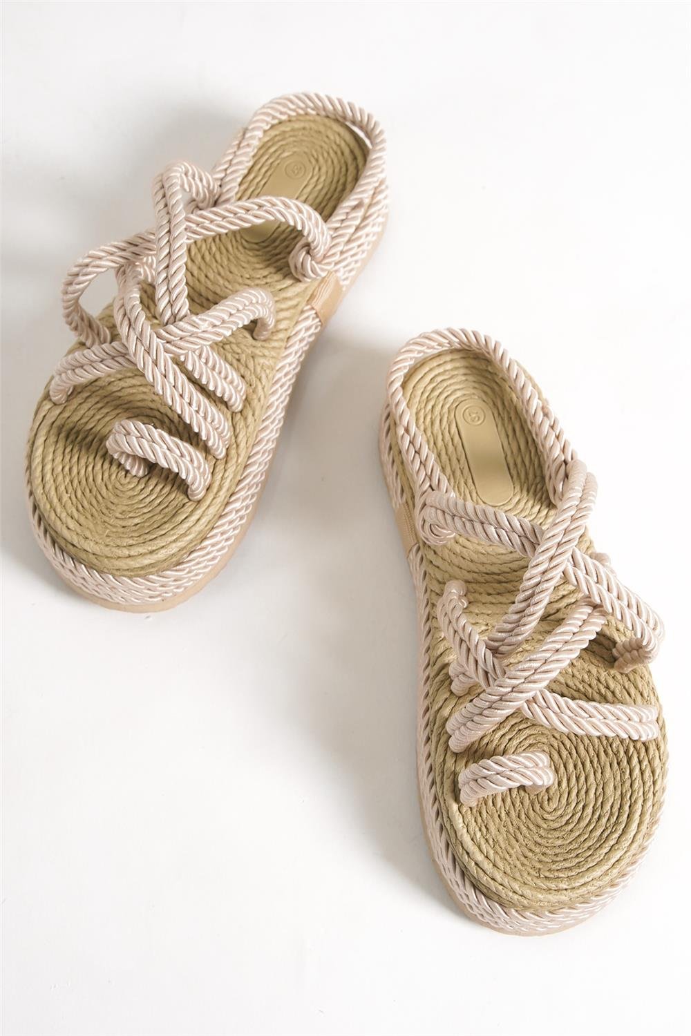Capone Wedge Heel Rope Woman Sandals