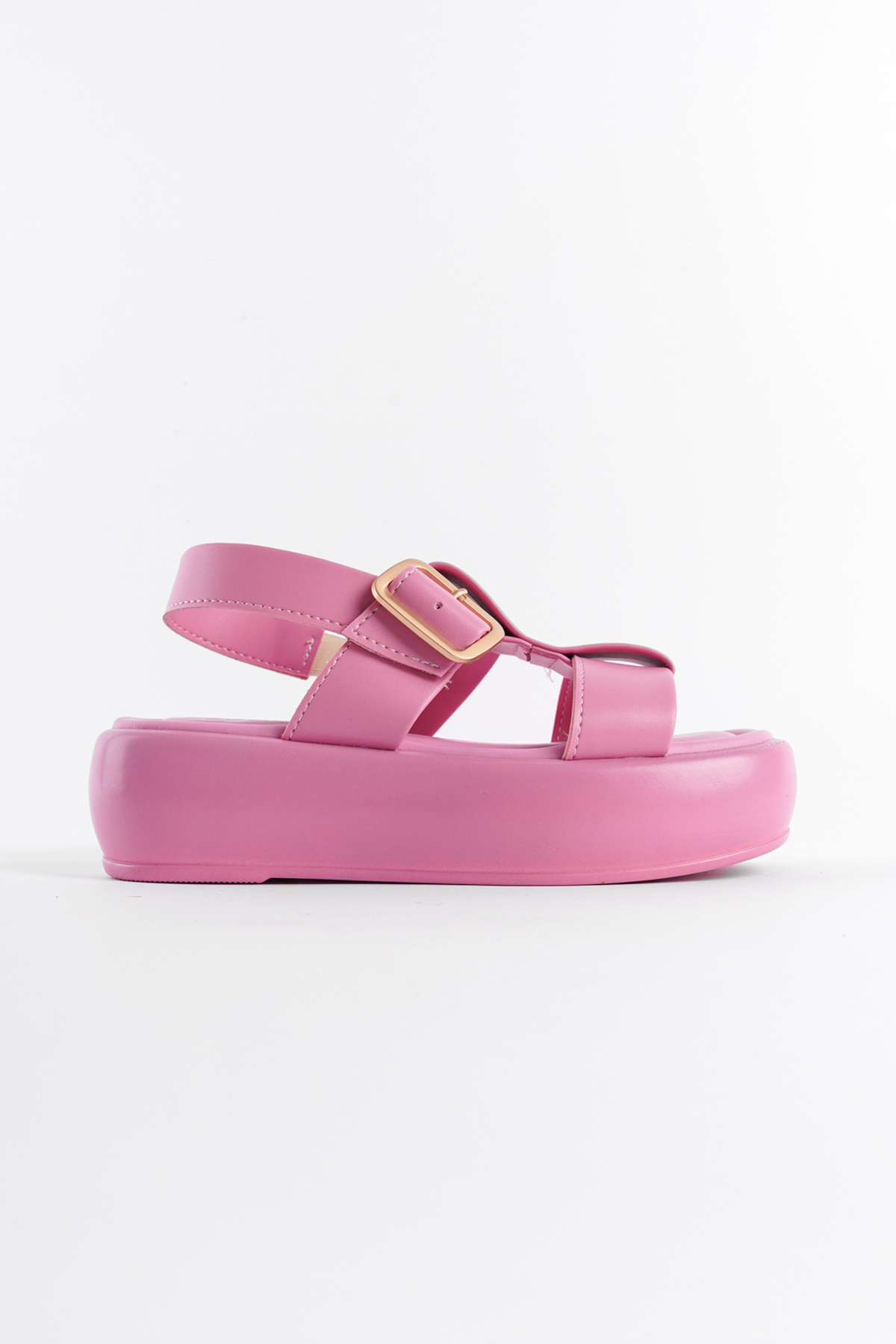 Capone Wedge Heeled Women Pink Sandals