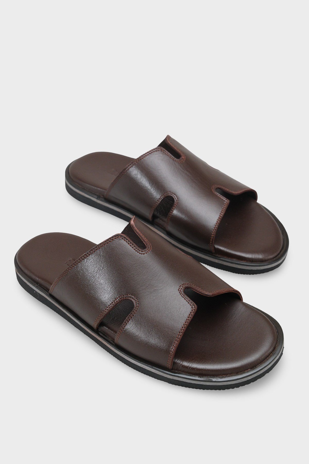 Capone Wide H Strap Men Sandal