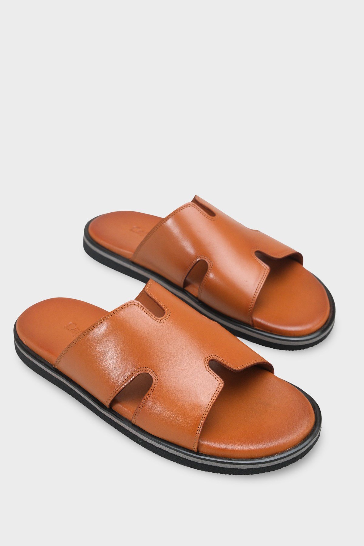 Capone Wide H Strap Men Sandal