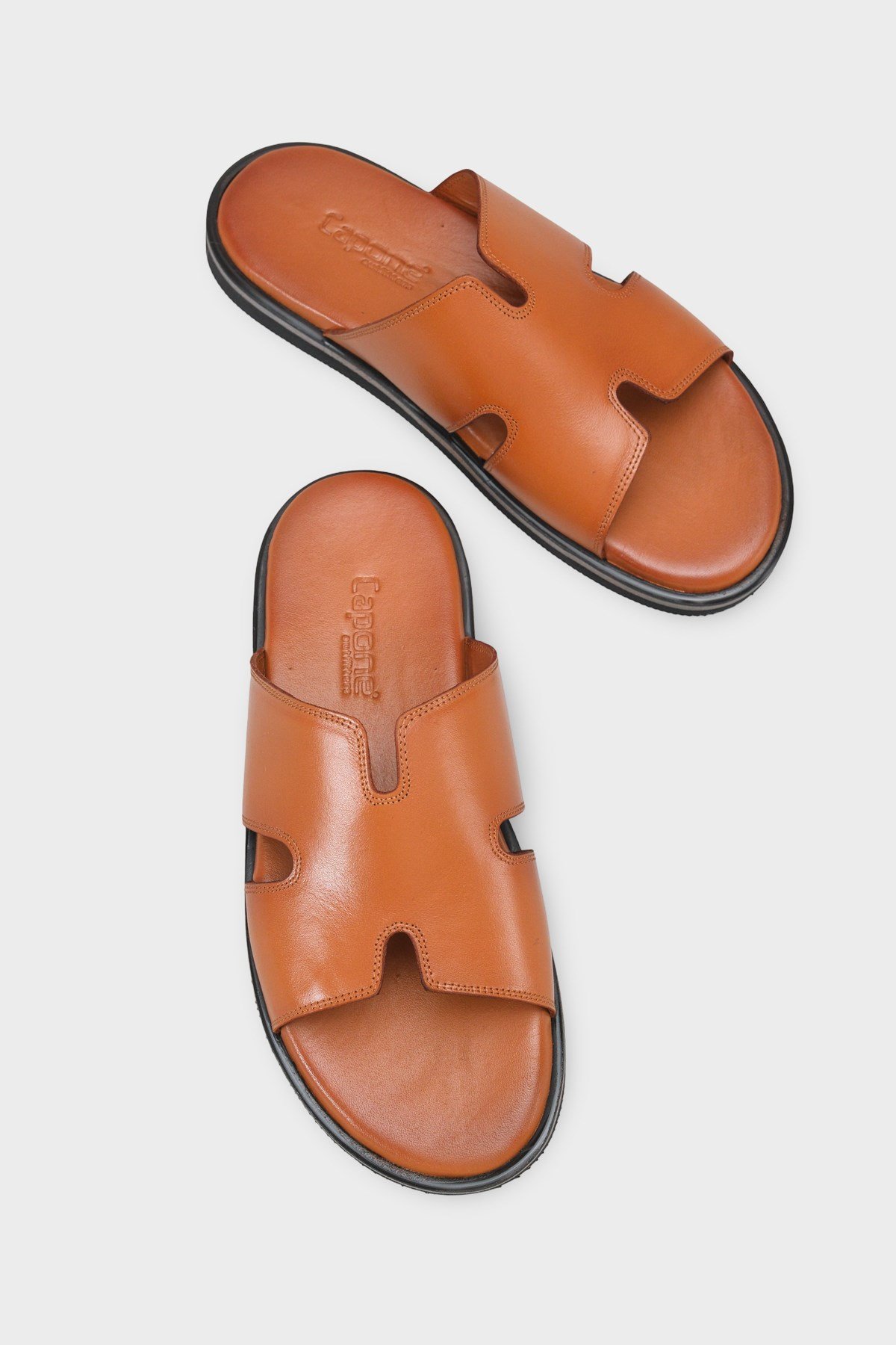 Capone Wide H Strap Men Sandal