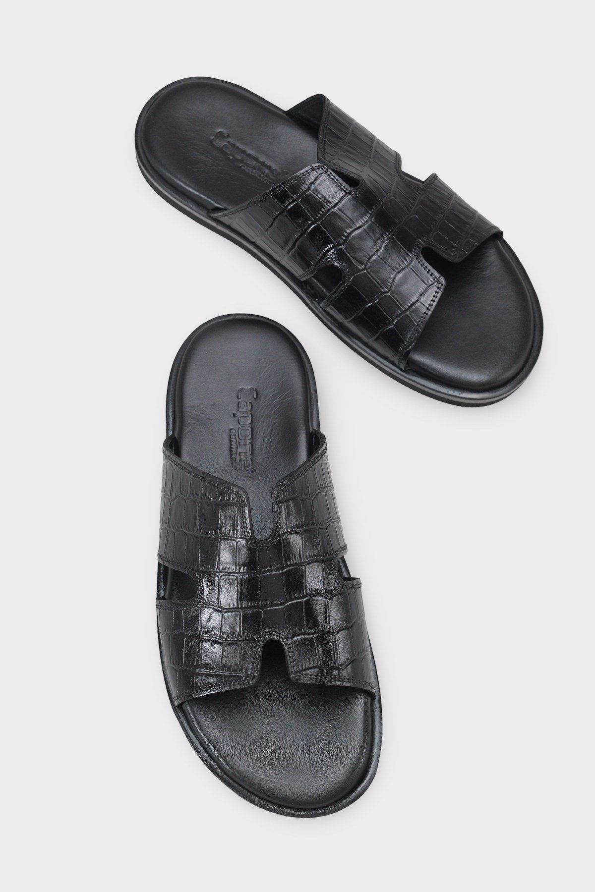 Capone Wide H Strap Men Sandal