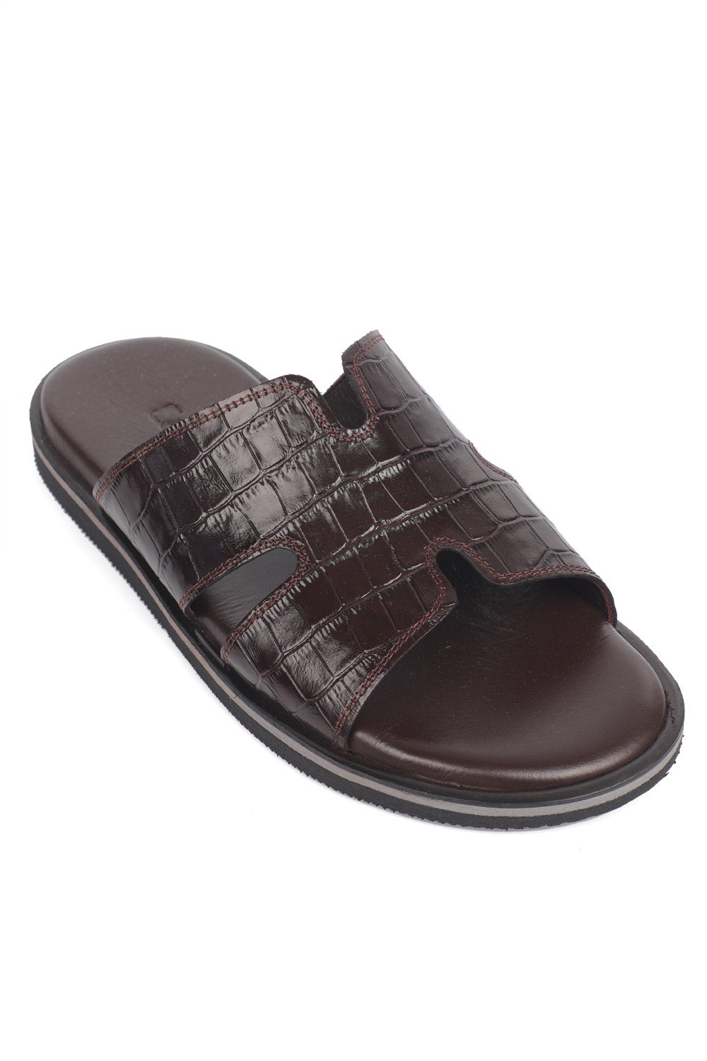 Capone Wide H Strap Men Sandal
