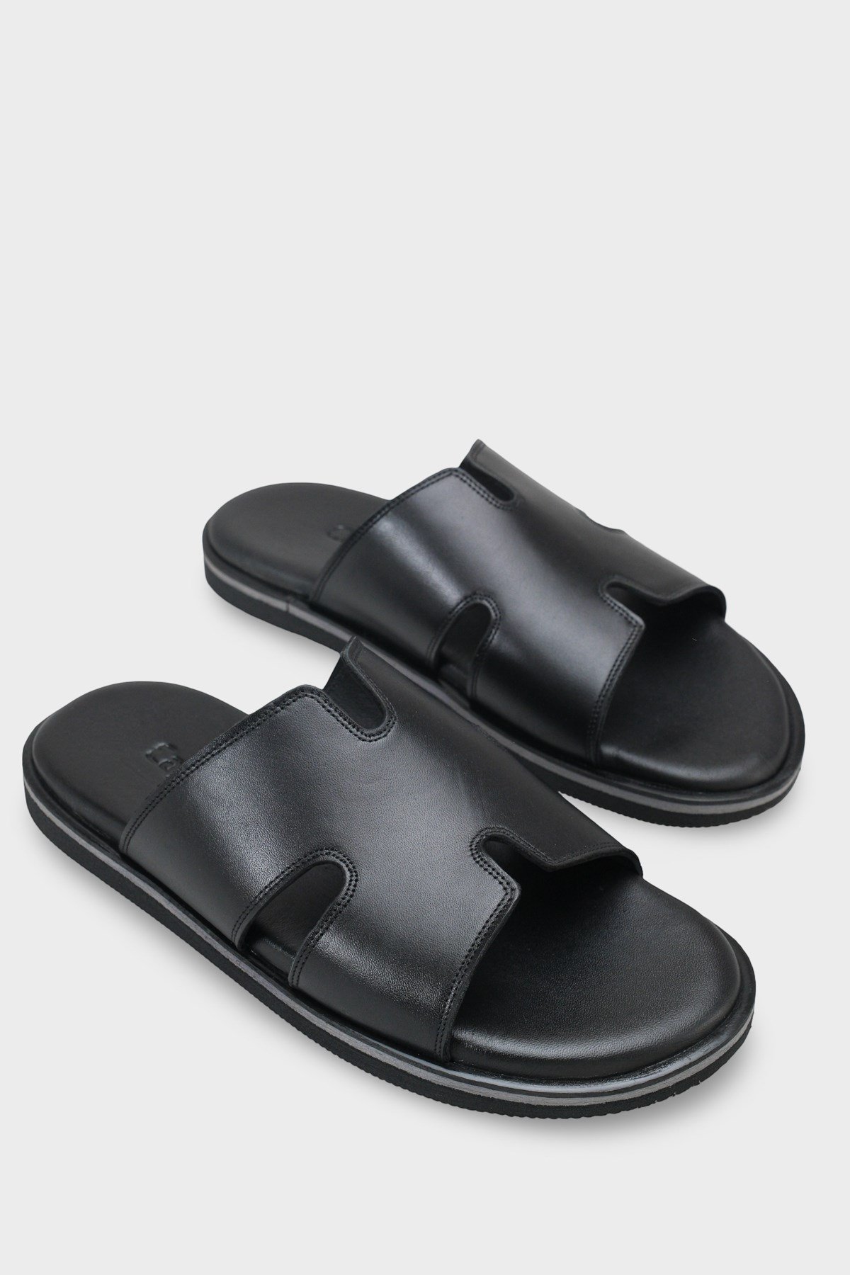 Capone Wide H Strap Men Sandal