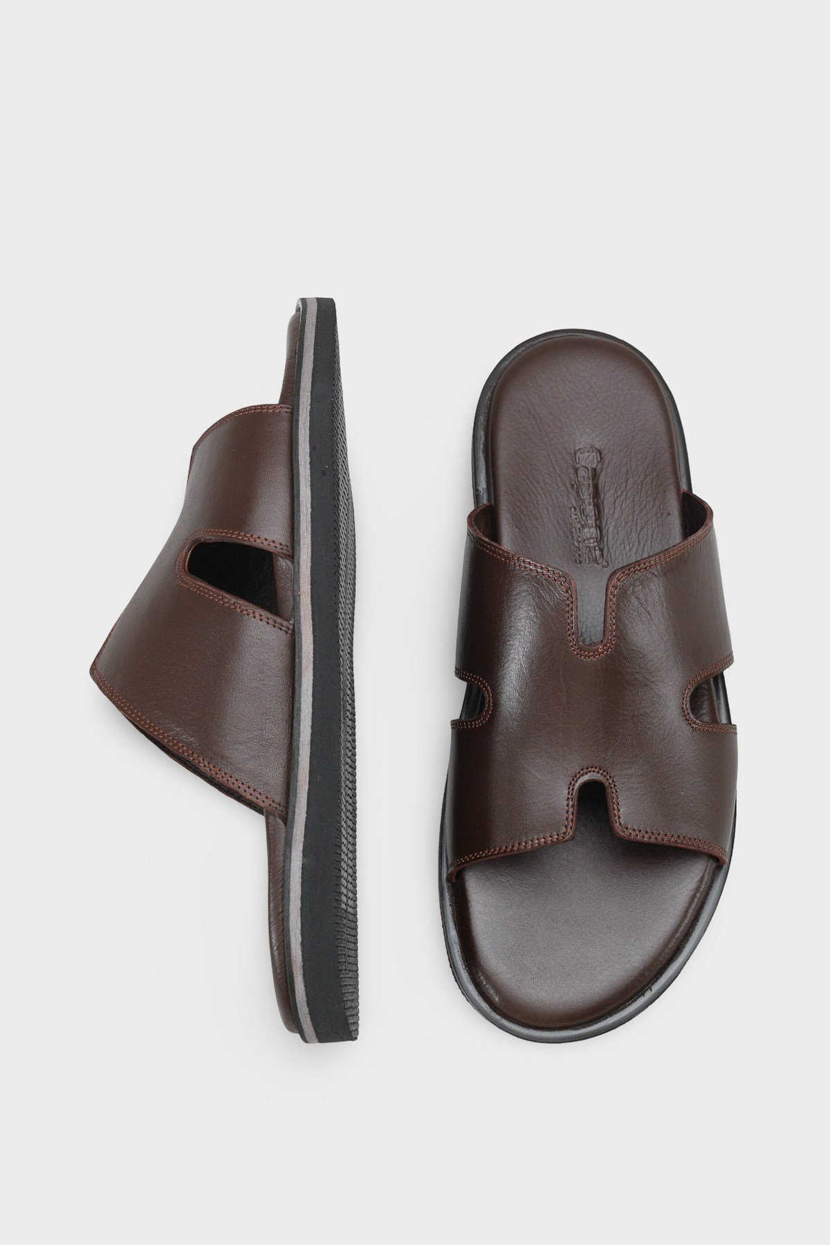 Capone Wide H Strap Men Sandal