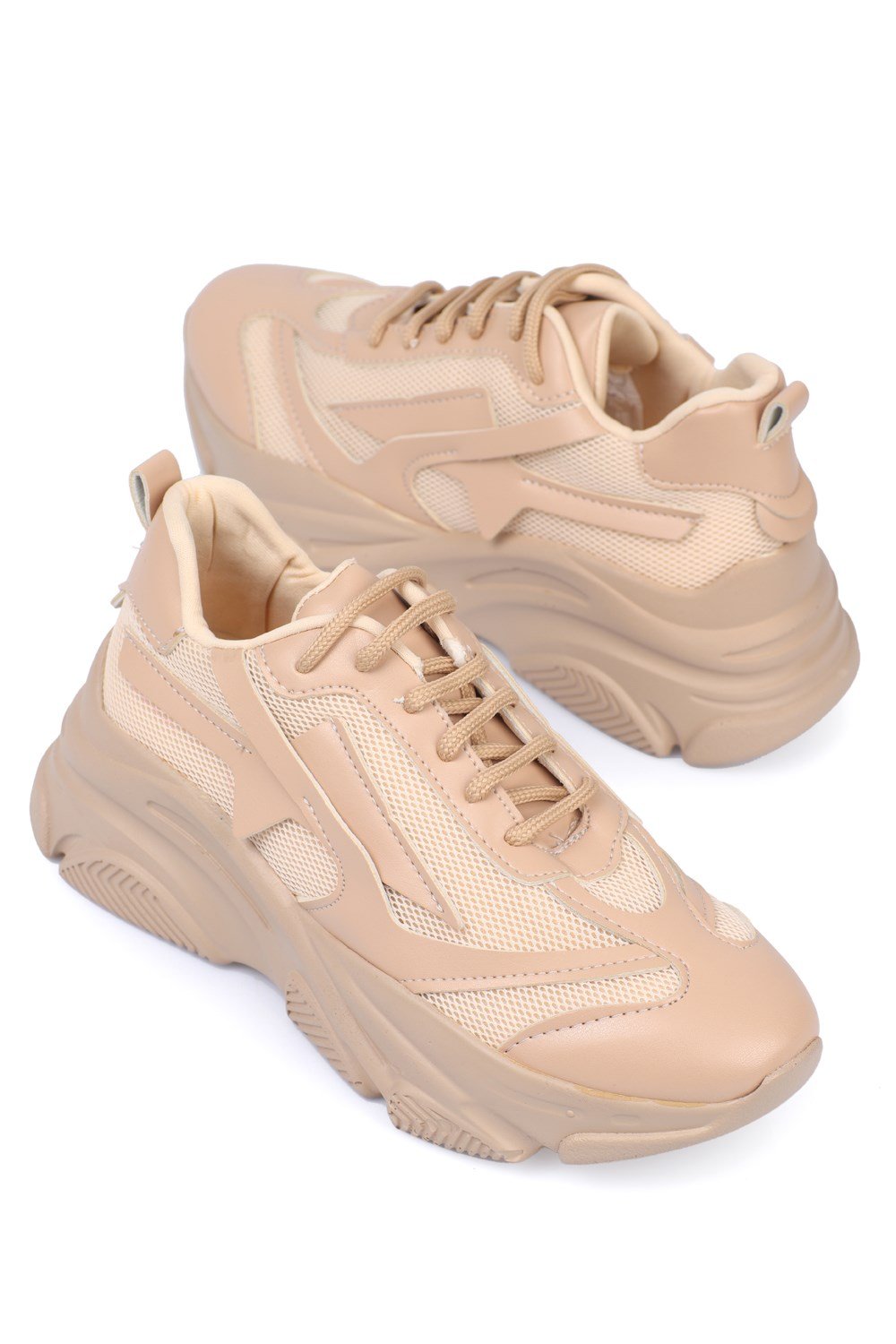 Capone Women Nude Sneaker Sport Shoes