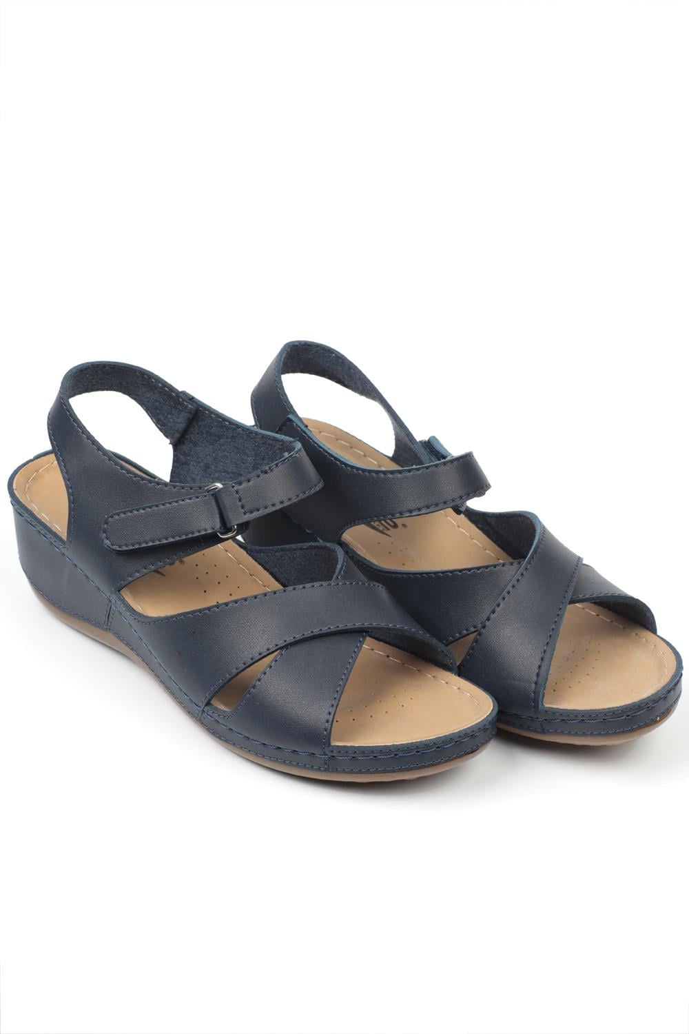 Capone Z6312 Women Navy Comfort Anatomical Sandals