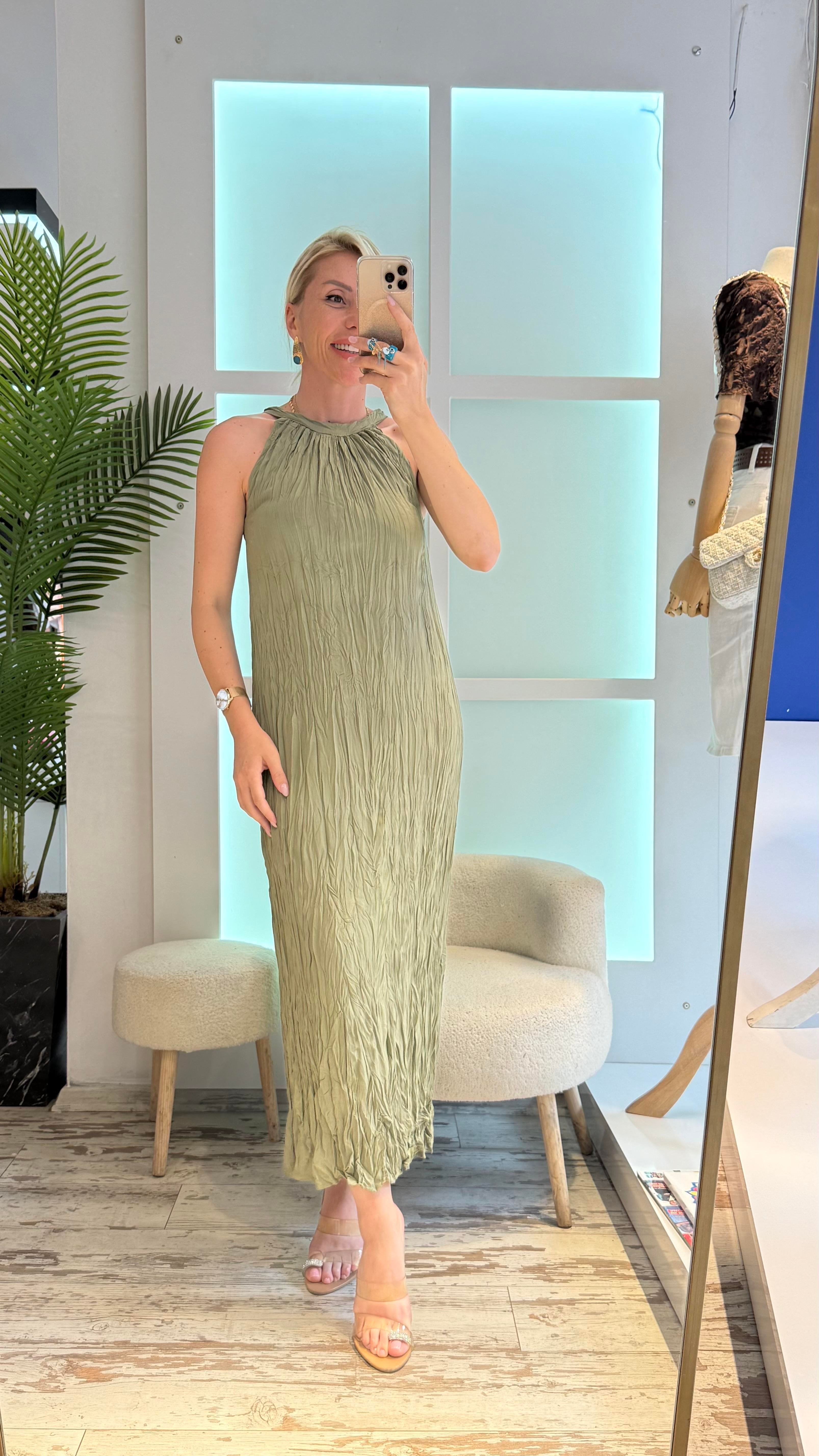 ADELLA  SARI ELBİSE