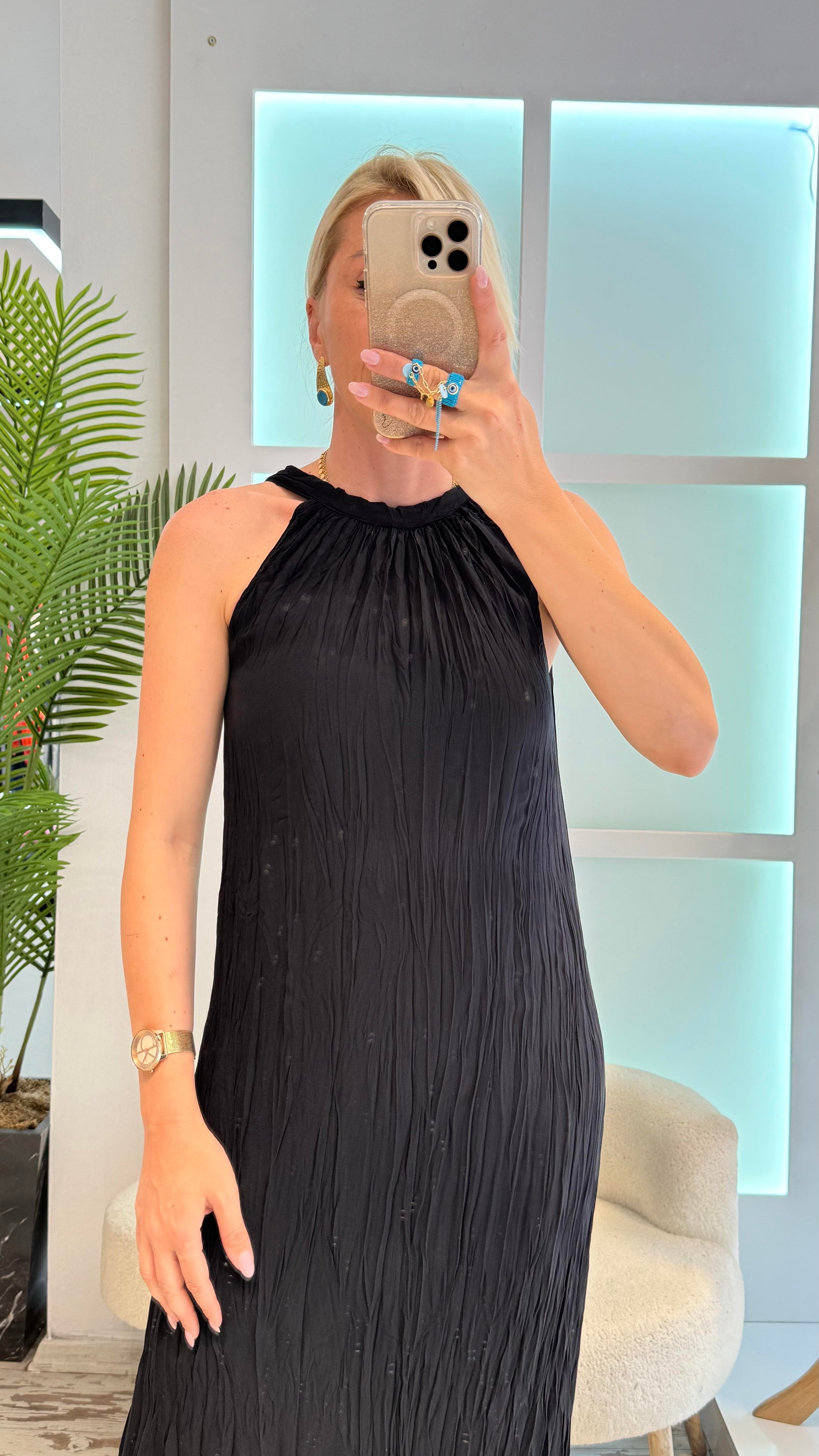 ADELLA SİYAH ELBİSE