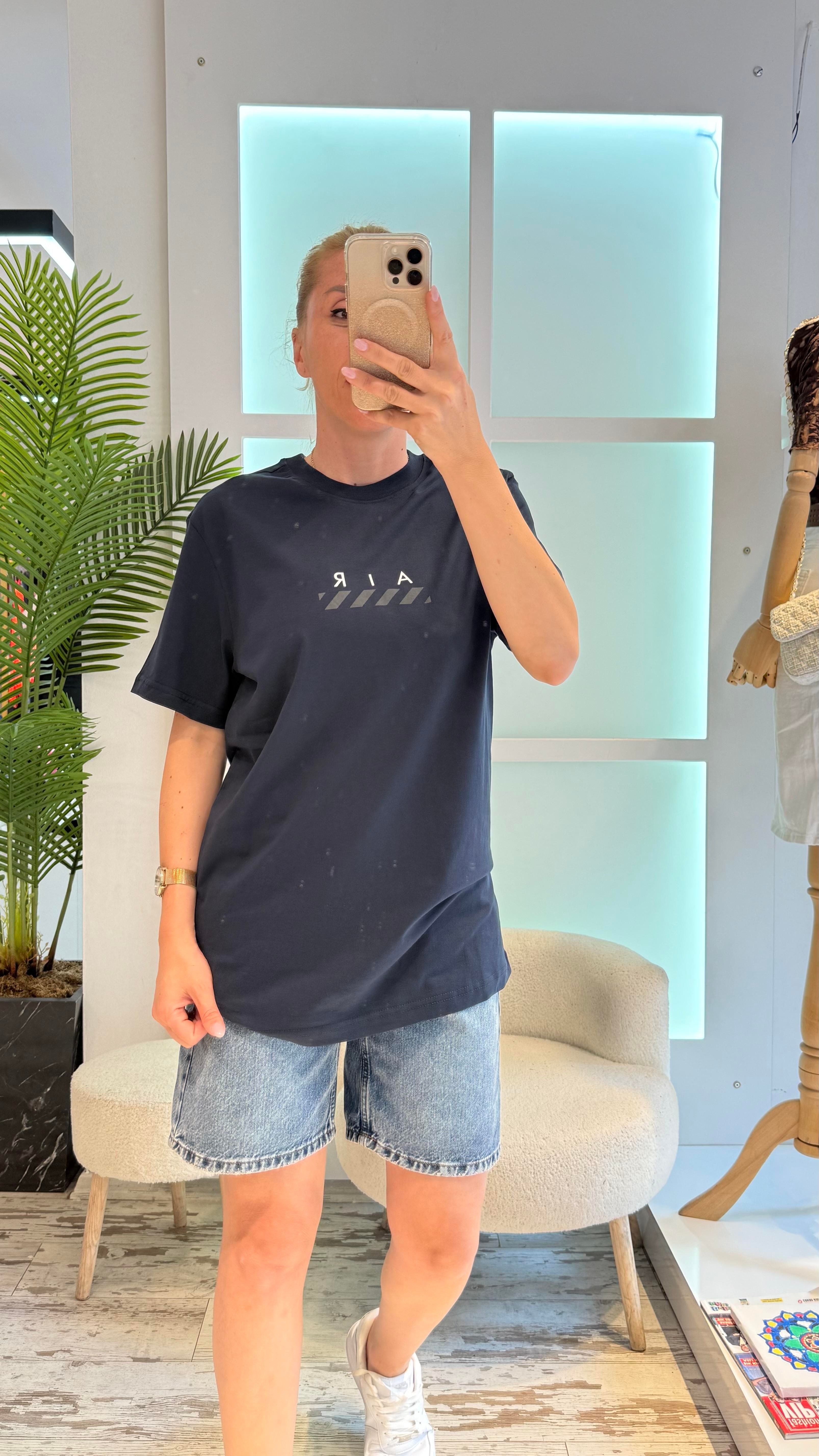 ALMELO SİYAH TSHIRT