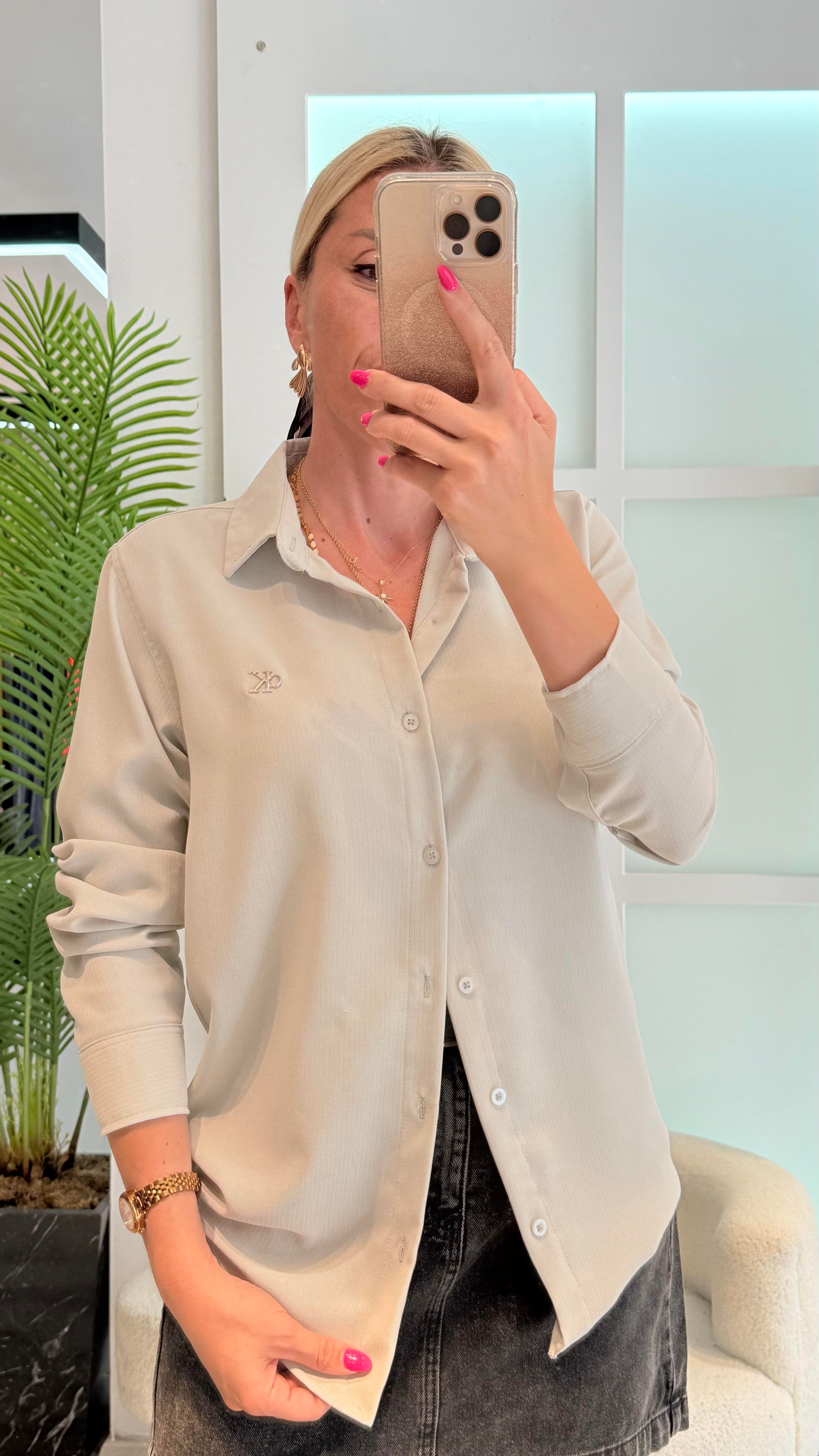 BILY GRİ CK MARKA GÖMLEK 